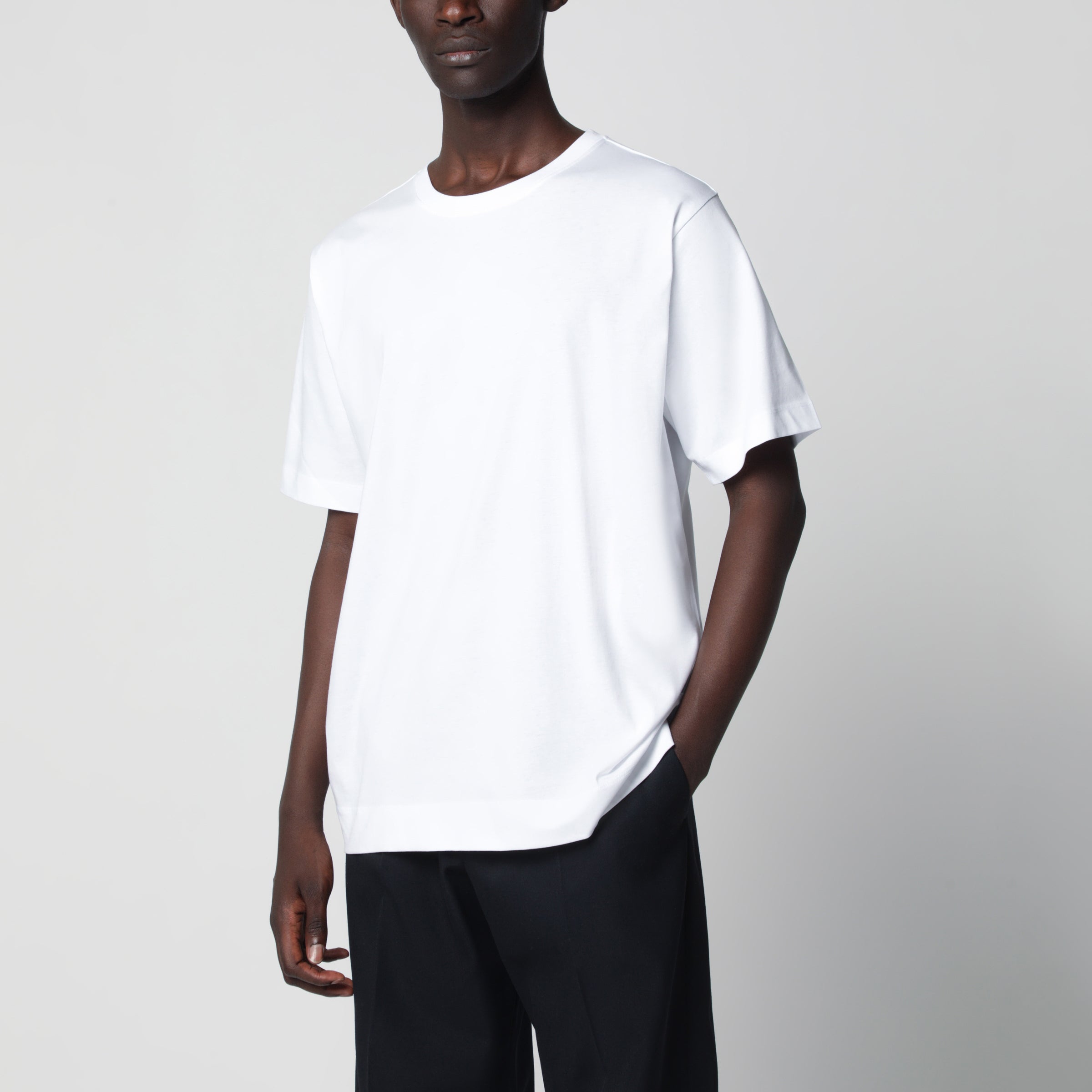 Dries Van Noten White cotton T-shirt | TheDoubleF