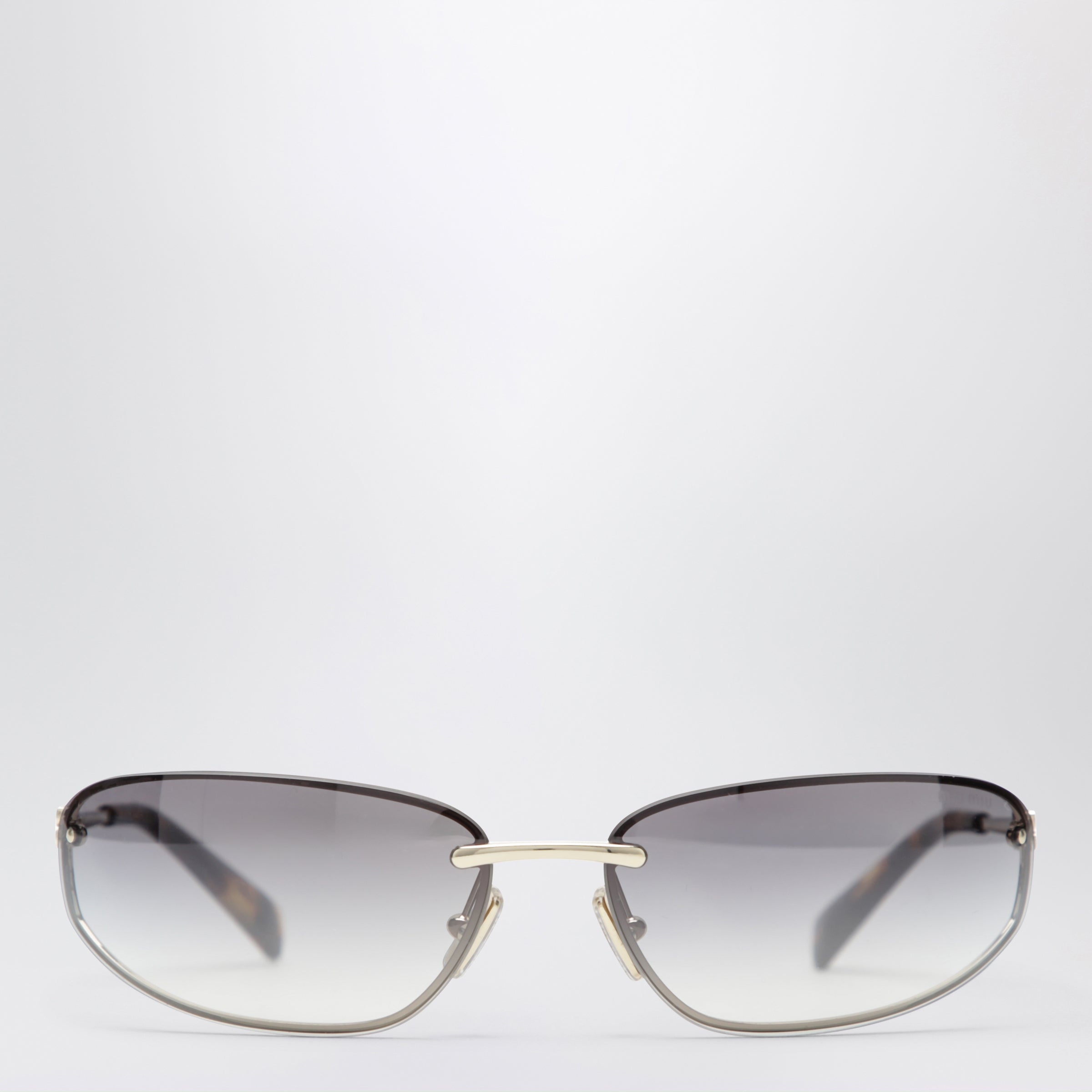 Miu Miu Miu Nocturne sunglasses in light gold metal | TheDoubleF