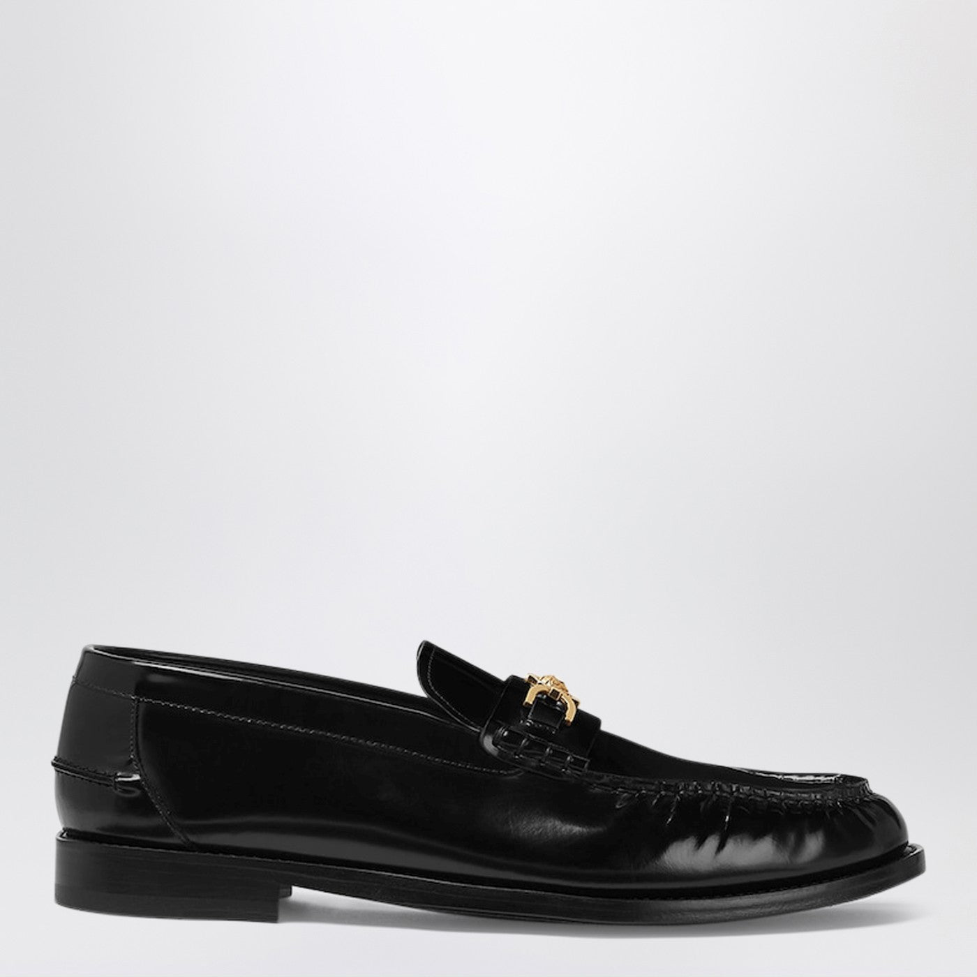 Men’s Versace Medusa ‘95 loafers - slip ons size 42 1/2 which is a 9 1/2 in USA $775 Mens VERSACE Medusa 95 Logo Leather Drivers Loafers  main image 2