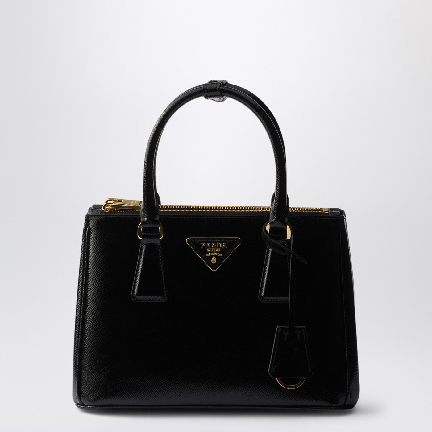 Prada Prada Galleria small black Saffiano leather bag | TheDoubleF