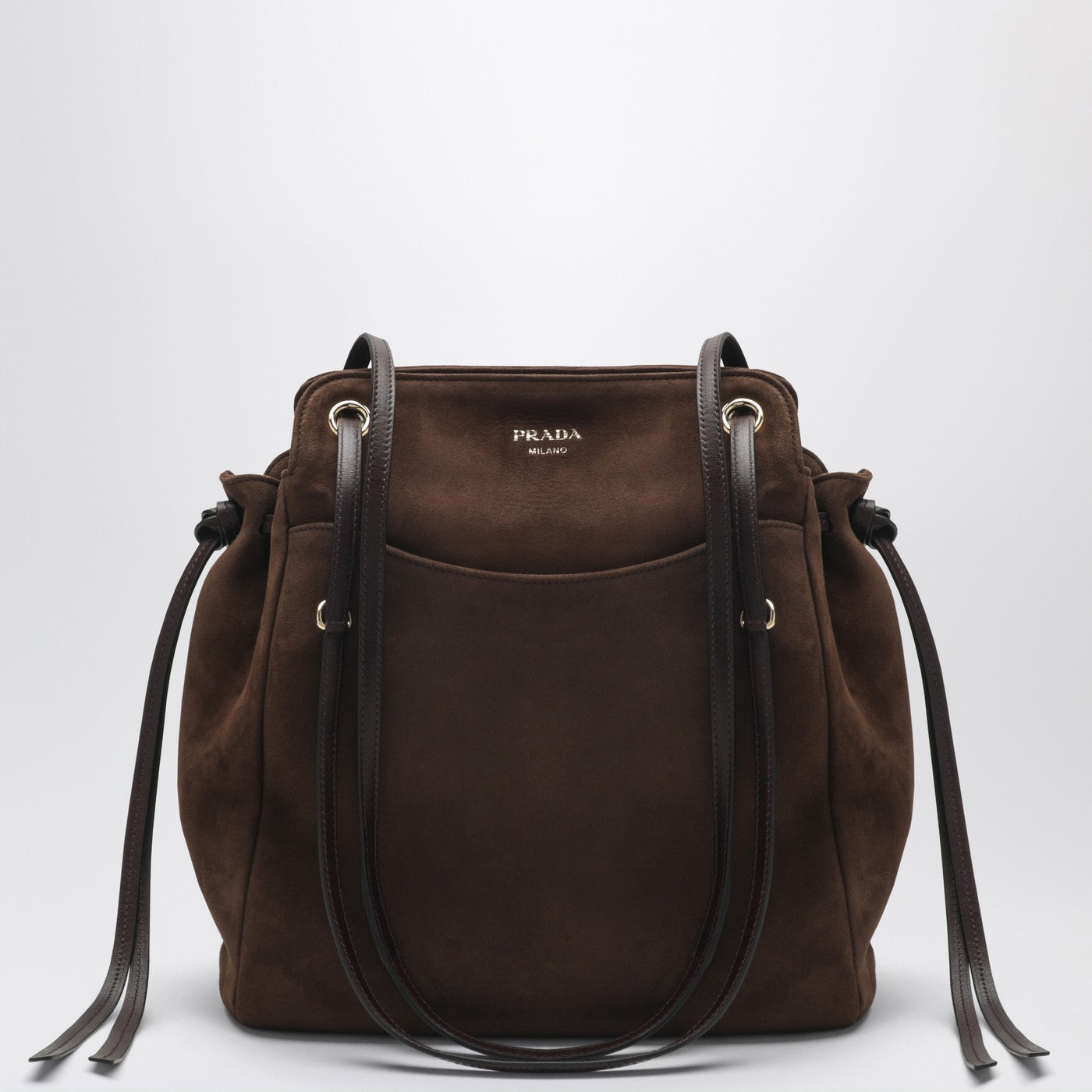 Prada Medium Prada Carry shopping bag in brown | TheDoubleF