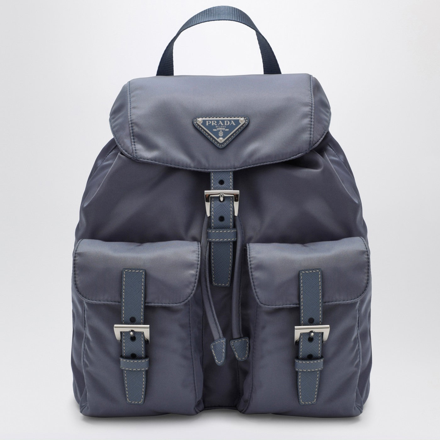 PRADA Re-Edition 1978 small backpack aviator blue in Re-Nylon 