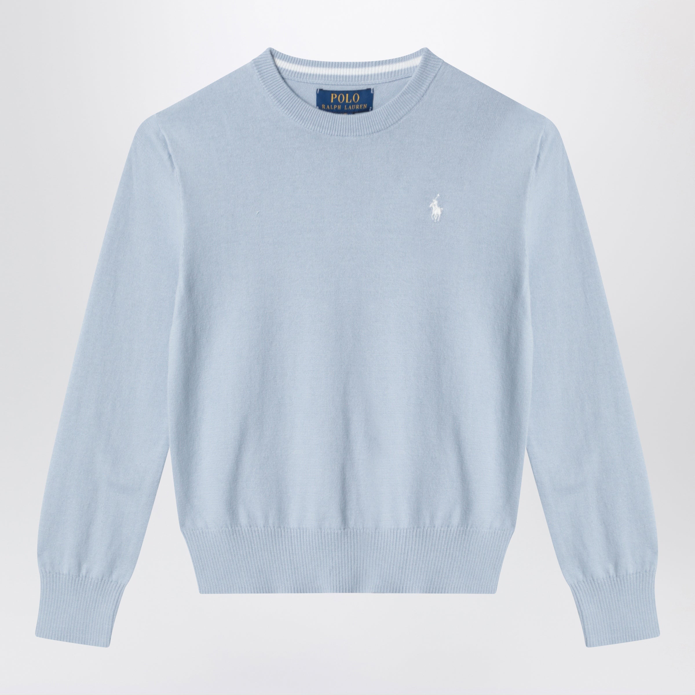 Polo Ralph Lauren Light blue cotton crew-neck sweater | TheDoubleF
