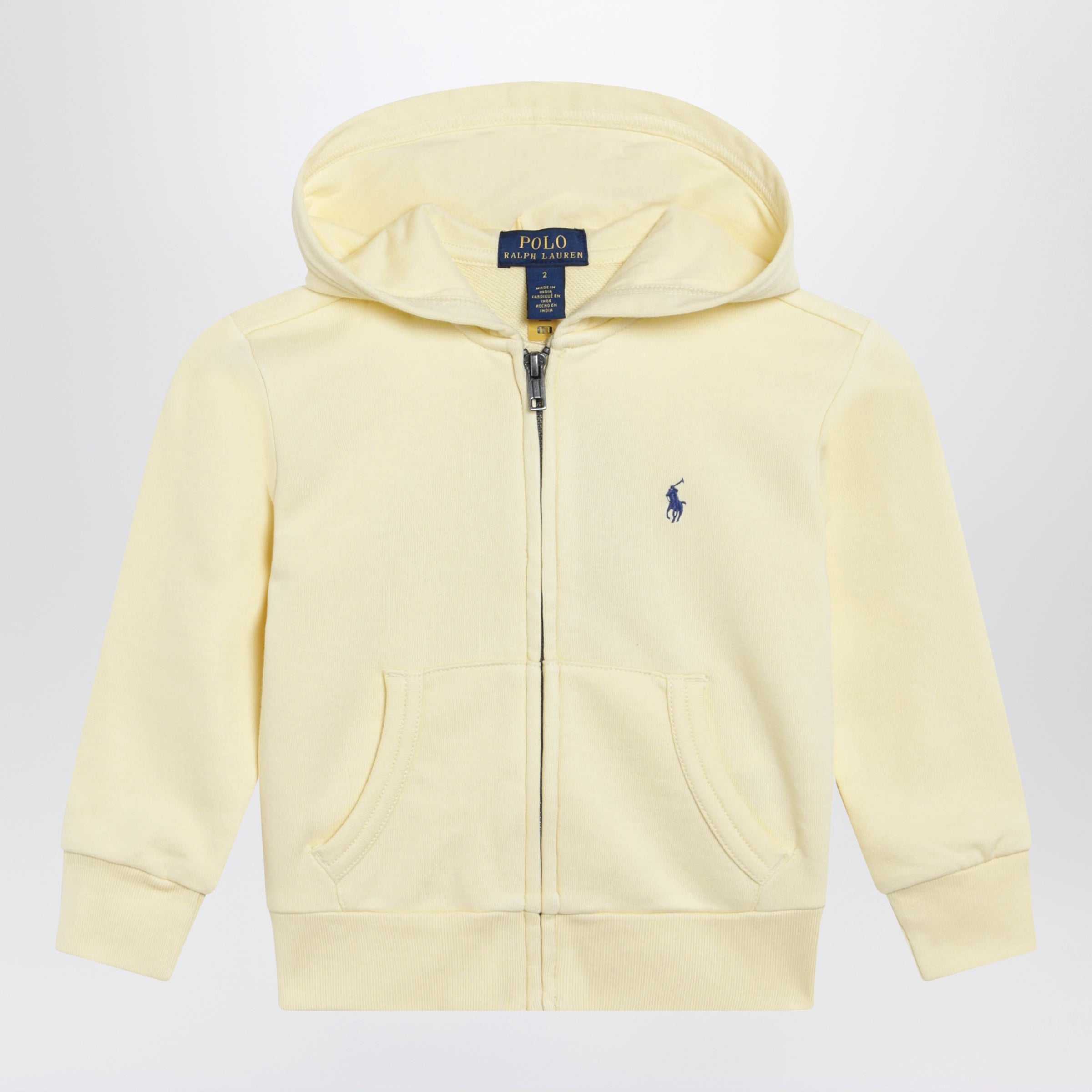 Polo Ralph Lauren Light yellow zip hoodie | TheDoubleF