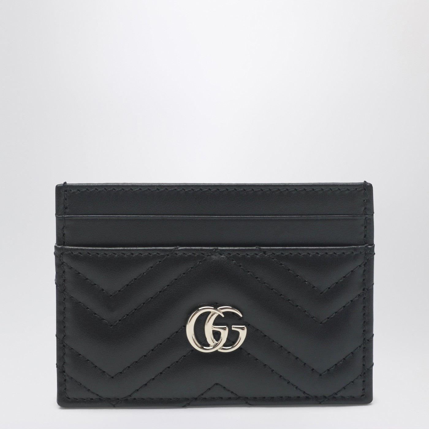 gucci card sleeve GUCCI GG Marmont card holder black/gold