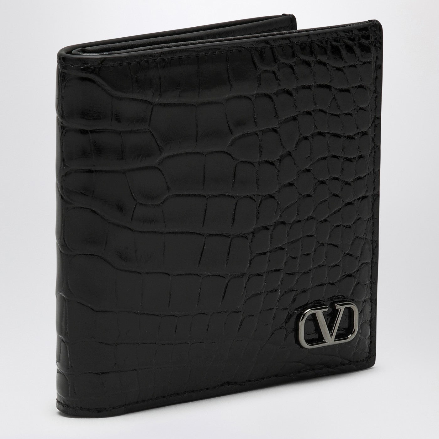 Valentino Garavani Signature VLogo Wallet Black | TheDoubleF
