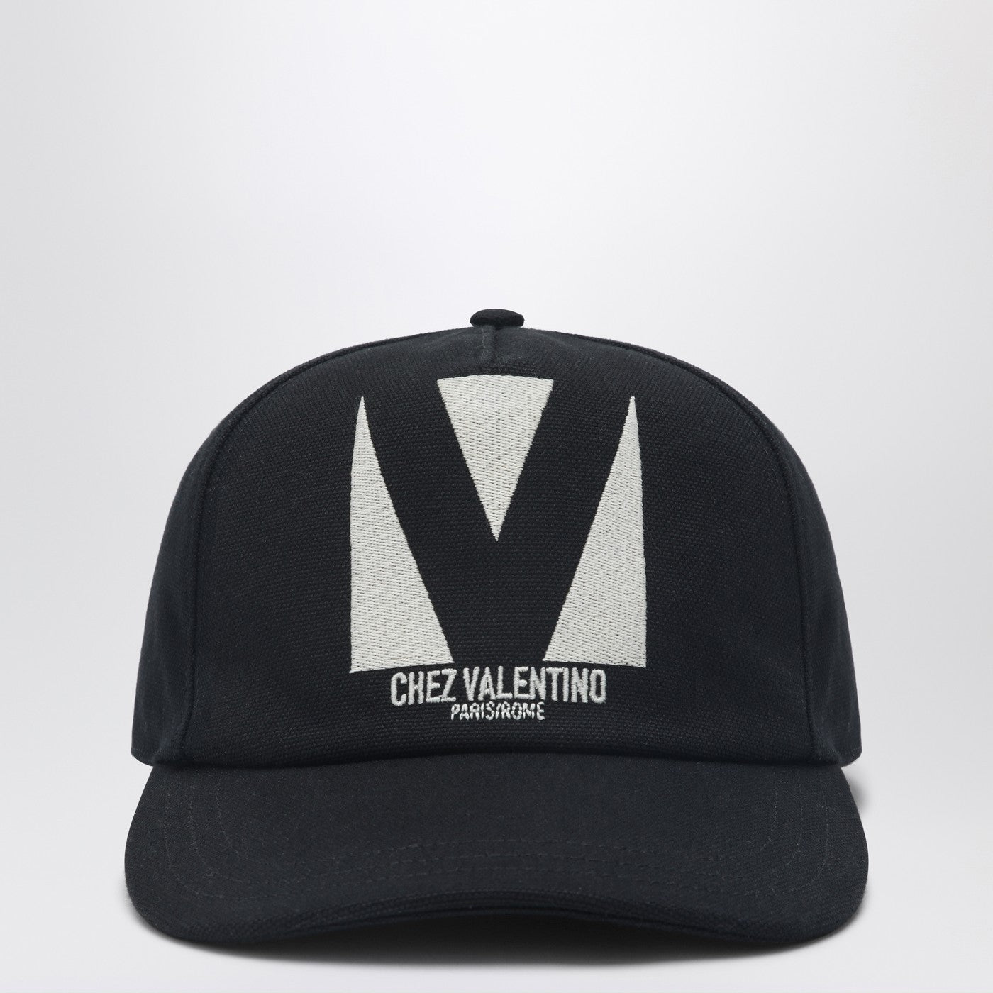 Valentino Garavani Chez Valentino black baseball cap | TheDoubleF