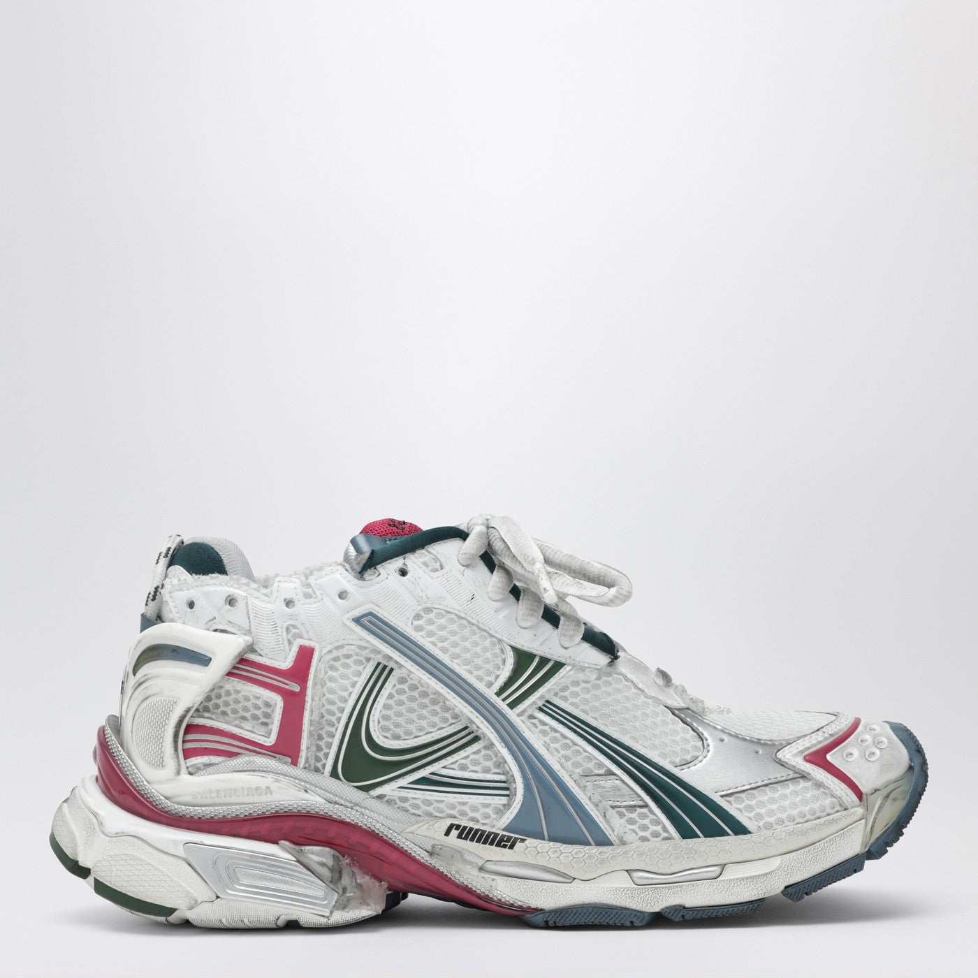 BALENCIAGA Sneaker Runner white/multicolor | TheDoubleF