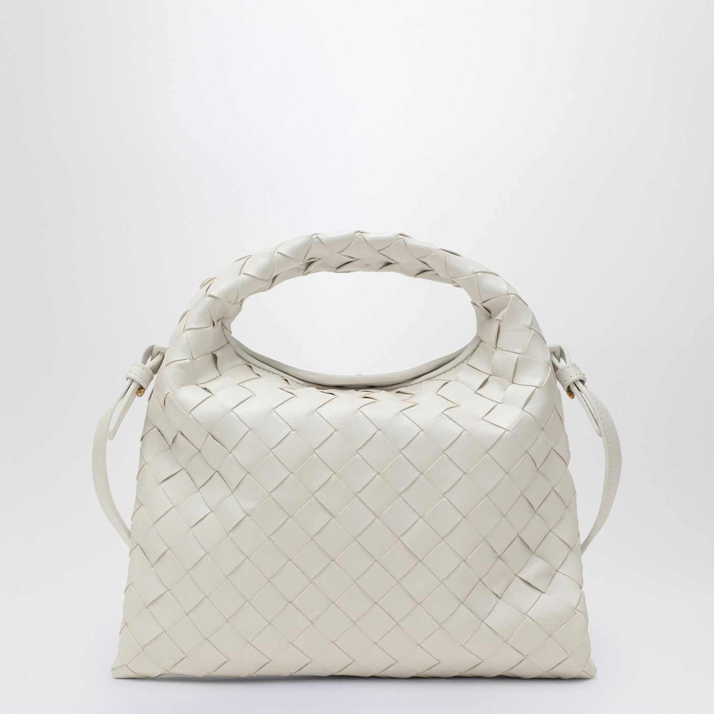 Bottega Veneta White Mini Hop crossbody bag | TheDoubleF