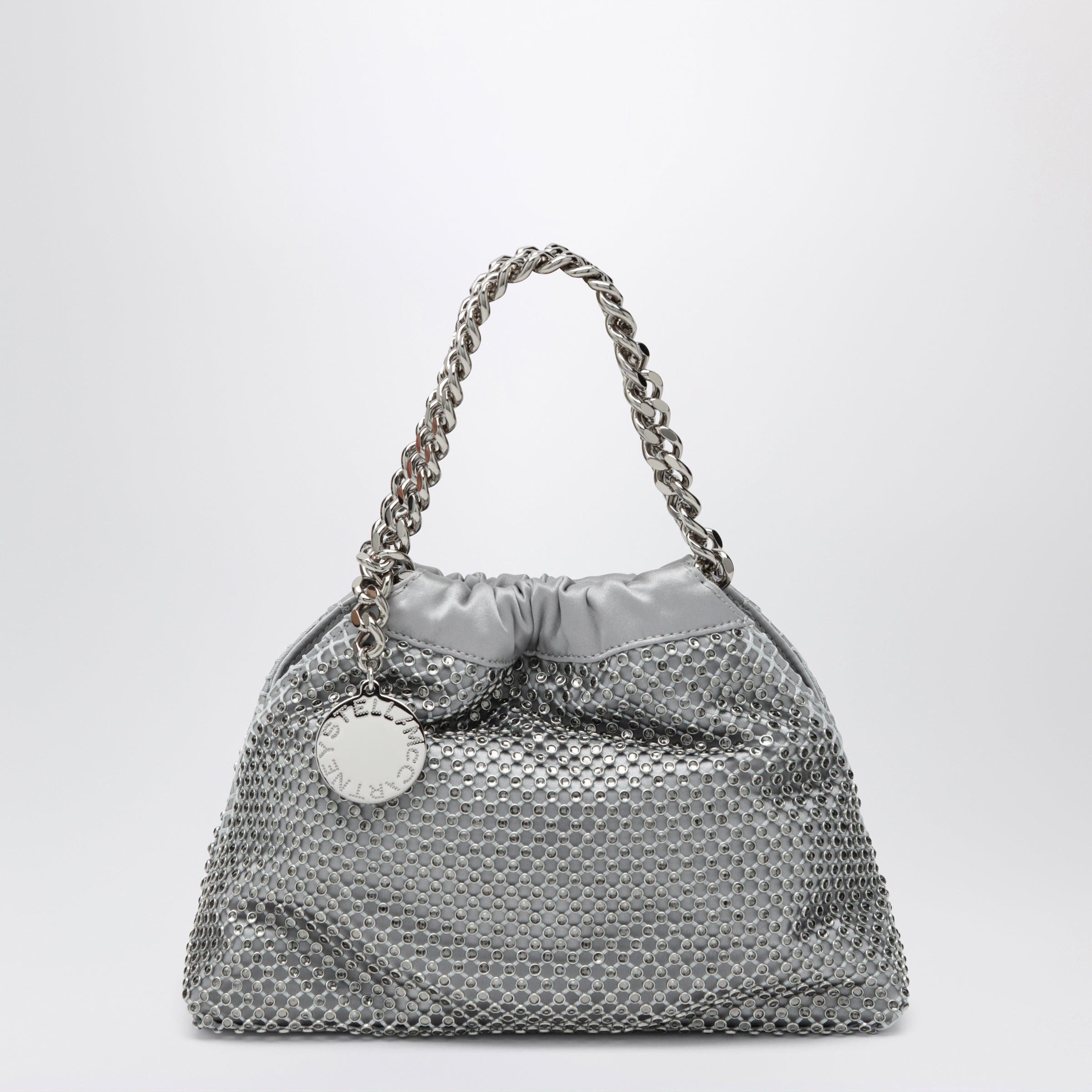 Stella McCartney Black Falabella Mini drawstring bag with