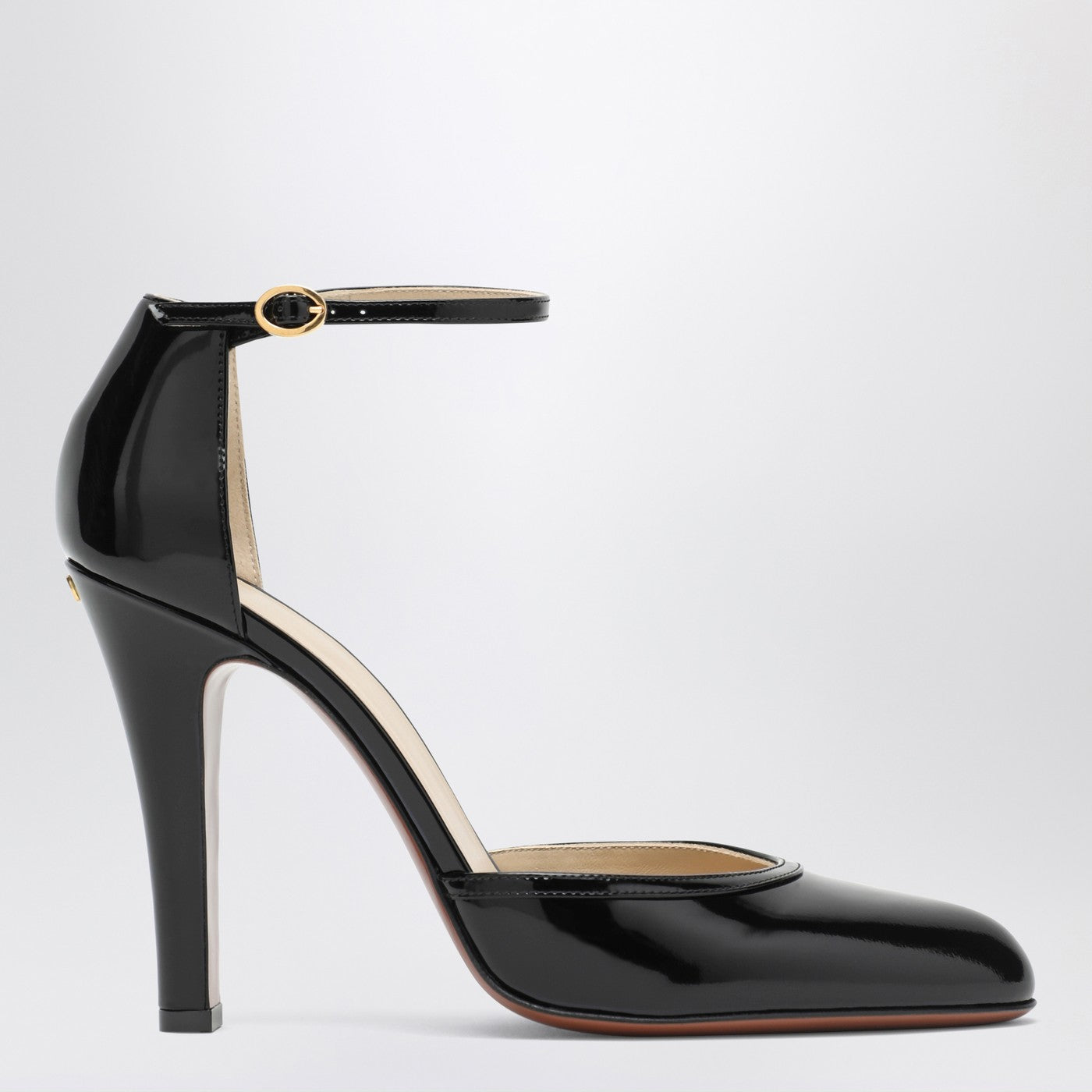 VALENTINO GARAVANI Hi Dolly black patent leather pumps | TheDoubleF