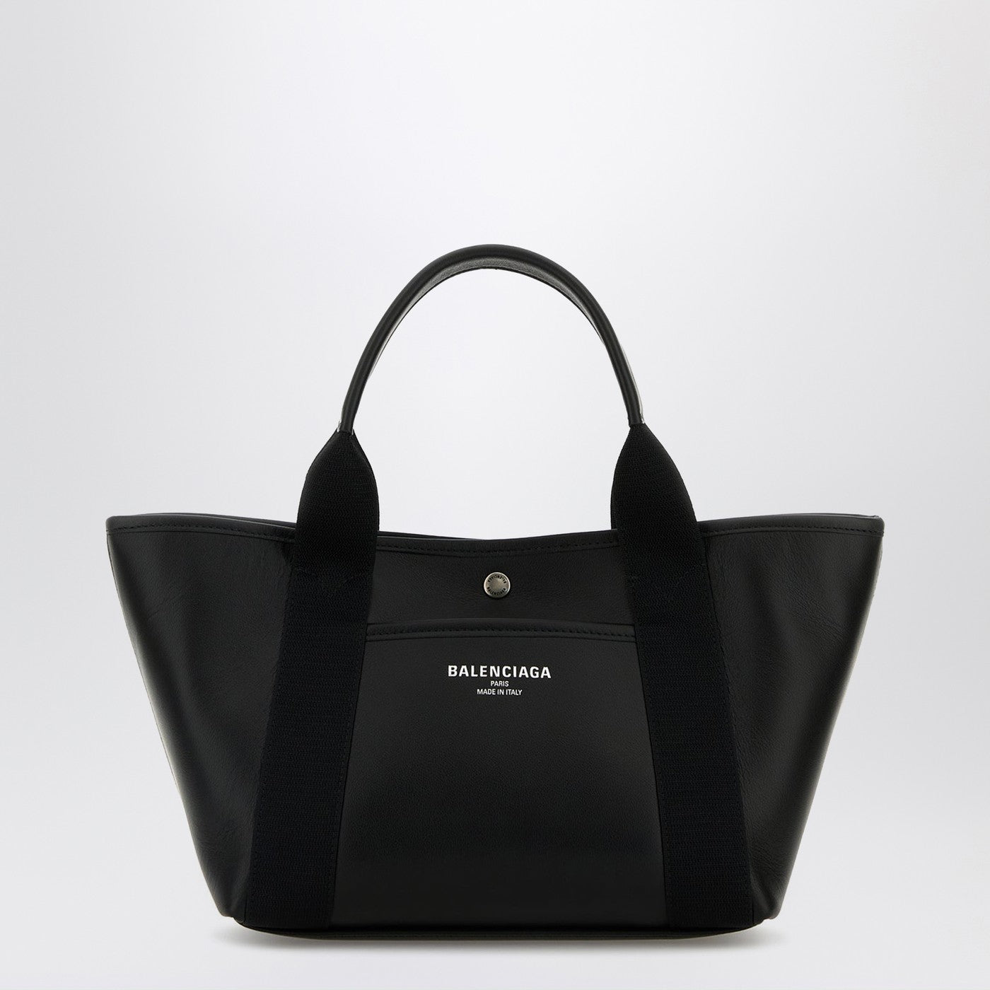BALENCIAGA 黒 レザートートバッグ Balenciaga Biarritz shopping bag in black leather | TheDoubleF