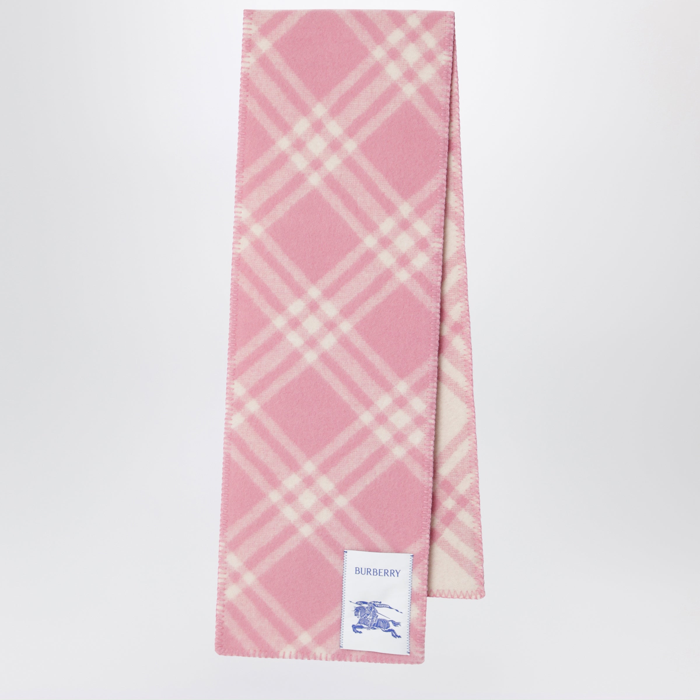 Burberry Pink Check wool scarf | TheDoubleF