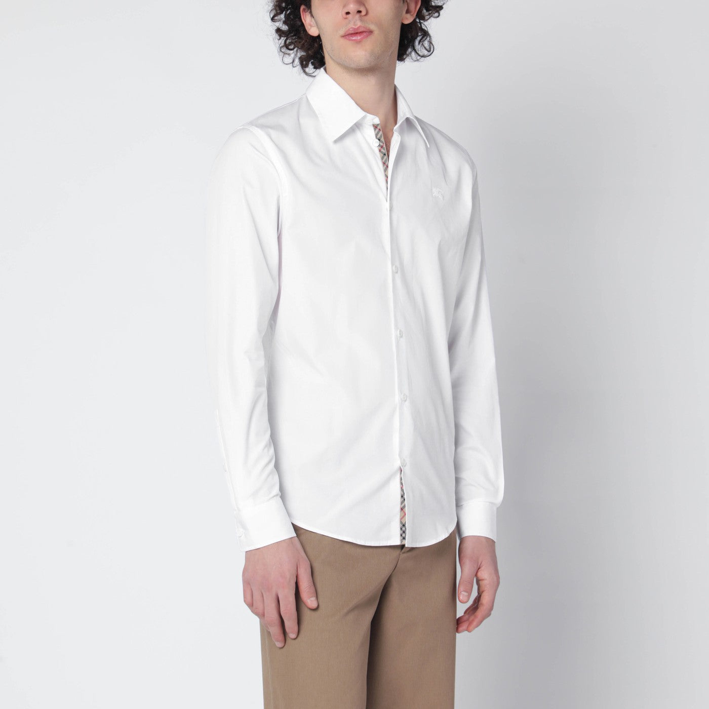 BURBERRY White cotton poplin shirt | TheDoubleF