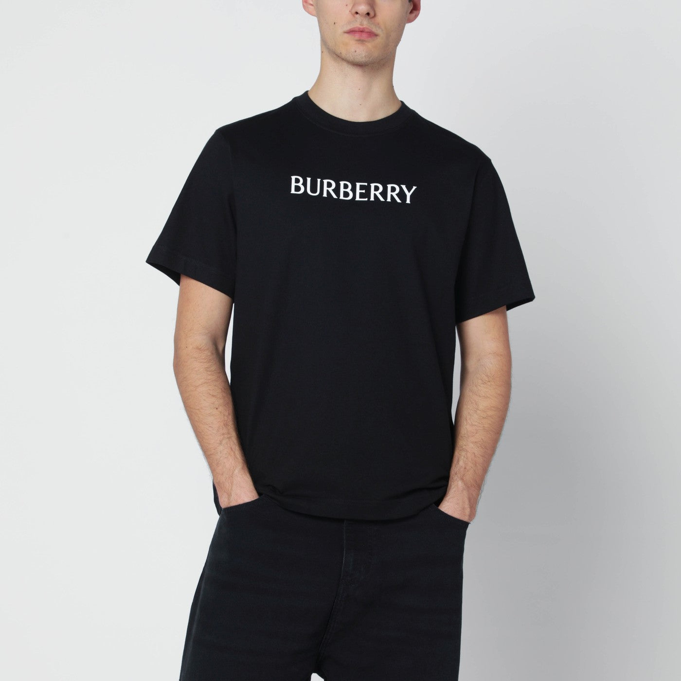 Burberry Black T-shirt with logo print | TheDoubleF