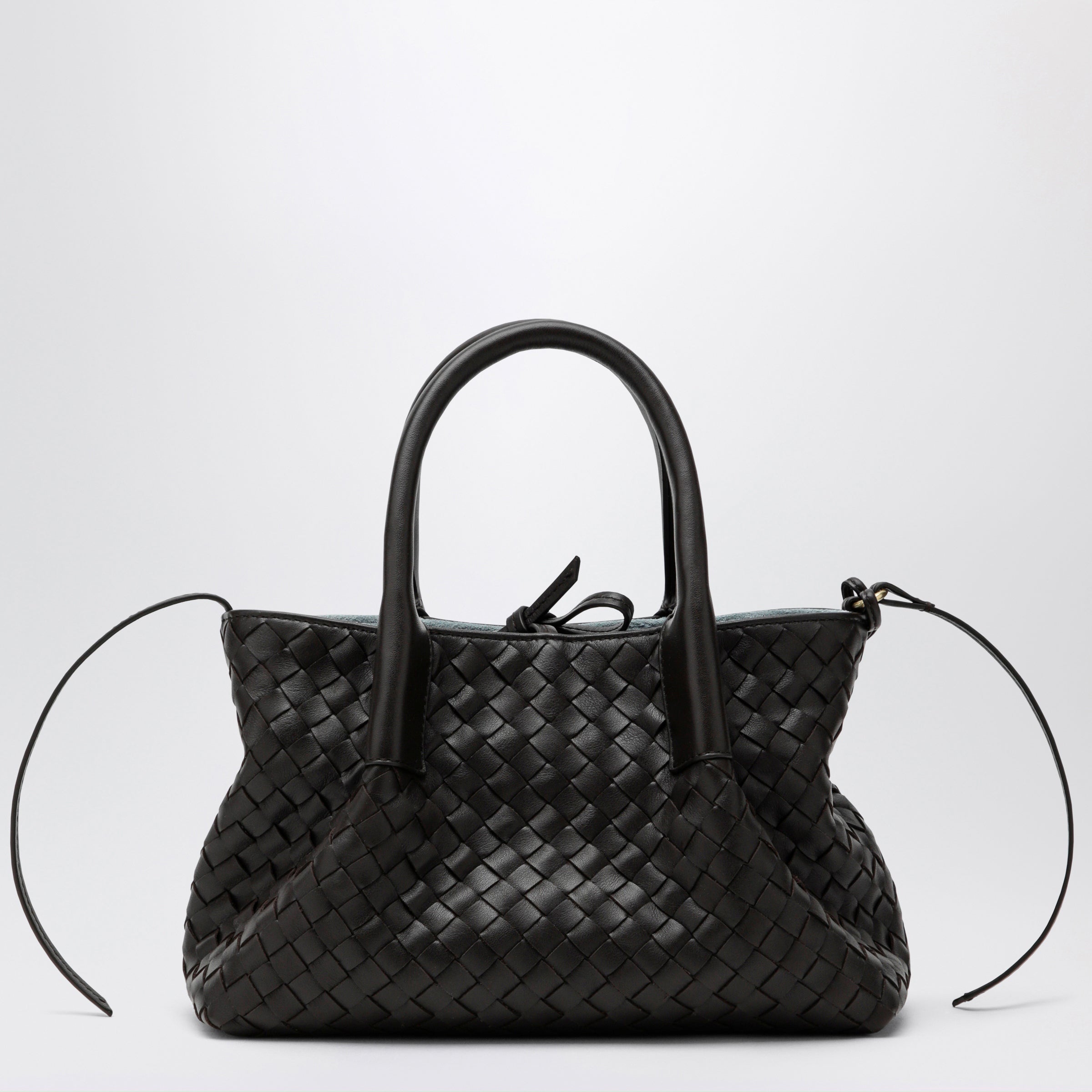 Bottega Veneta Small Pinacoteca bag in Espresso/Mineral | TheDoubleF