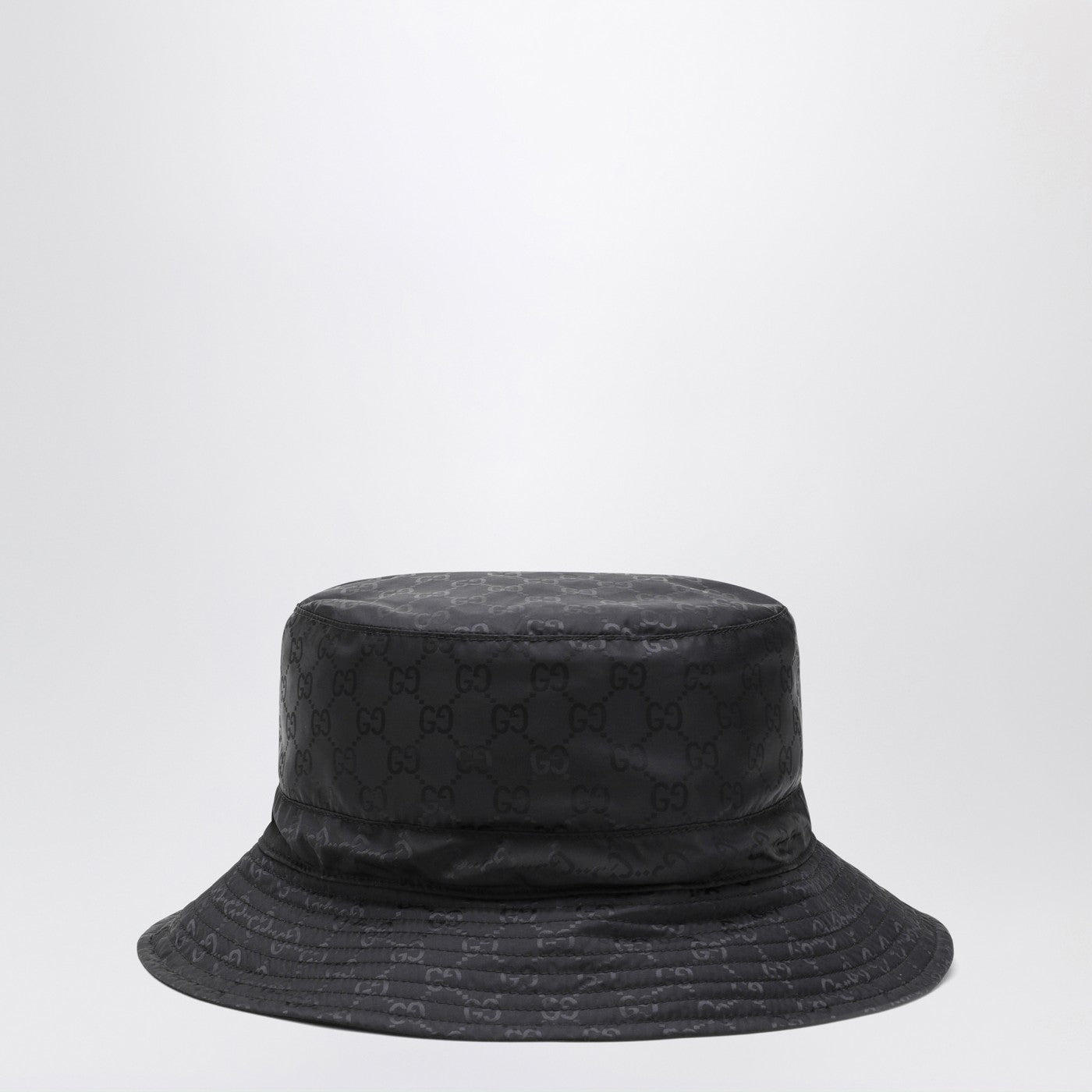 GUCCI バケットハット ブラック XXL GUCCI Reversible black nylon GG hat | TheDoubleF