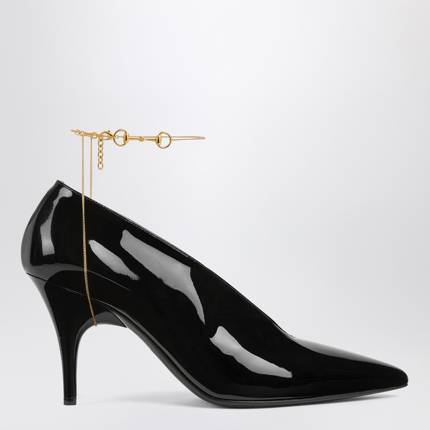 GUCCI Black Gucci 97 heeled mules | TheDoubleF