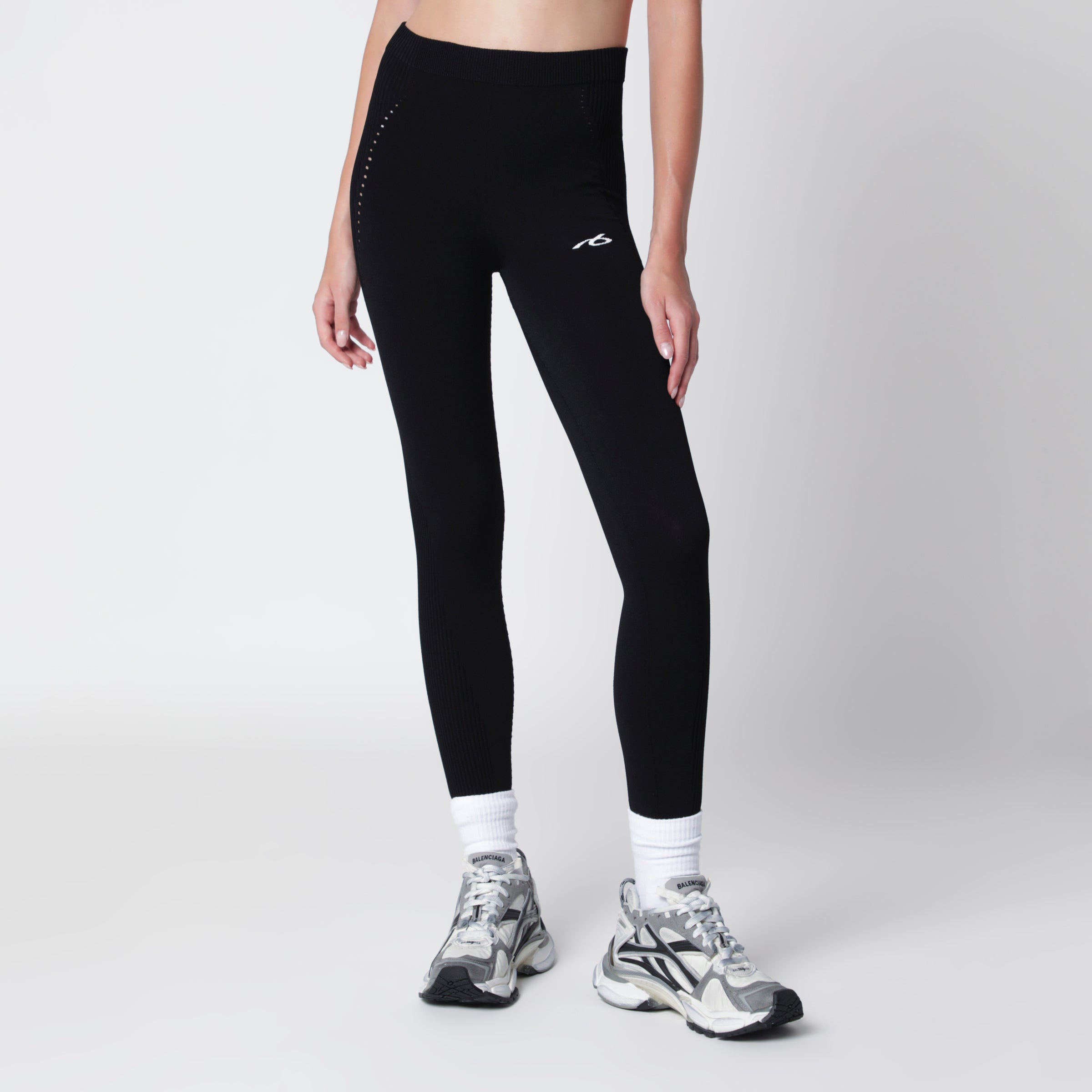 Balenciaga Black Techwear viscose leggings | TheDoubleF