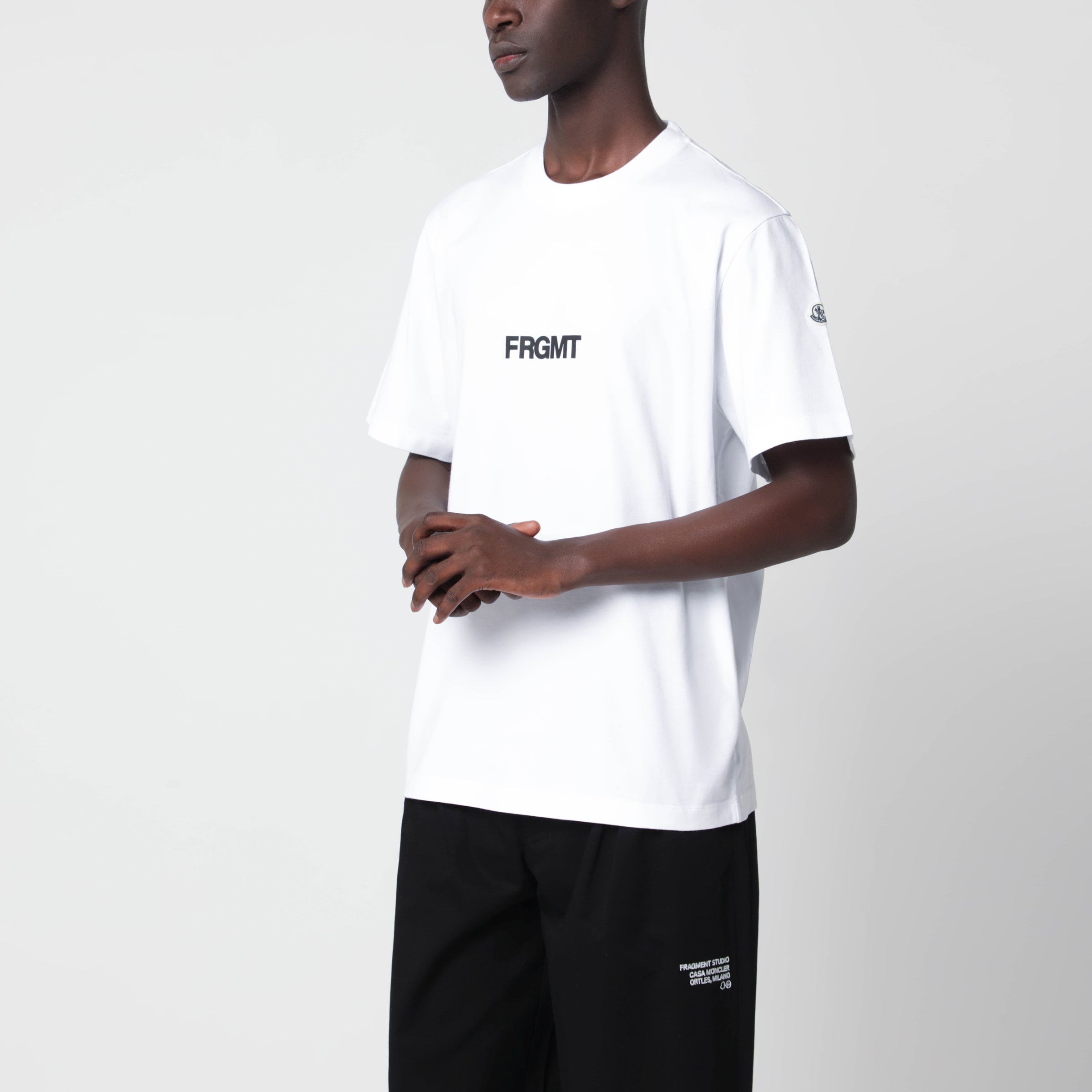 モンクレール　FRGMT メンズ　カットソー Moncler X FRGMT White cotton T-shirt with dog print | TheDoubleF