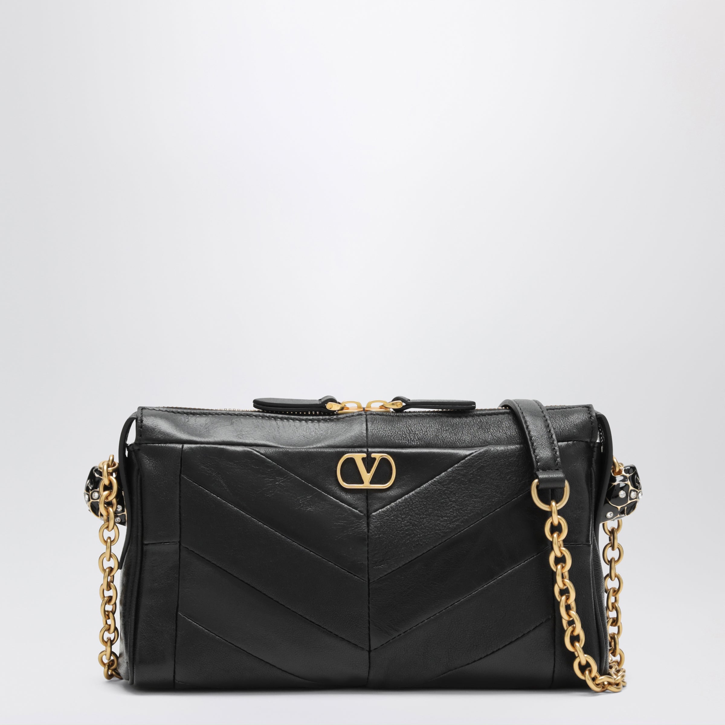 Valentino Small black Panthea crossbody bag | TheDoubleF