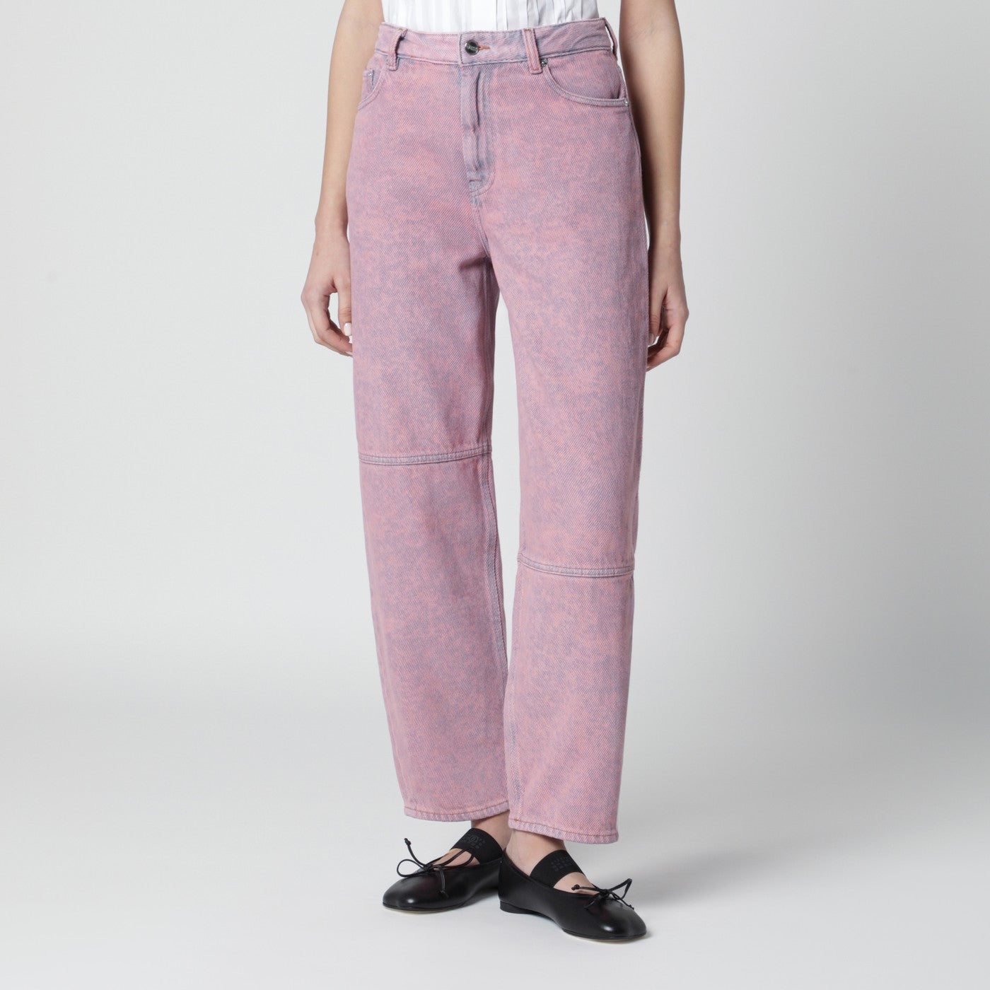 GANNI Starry washed pink jeans | TheDoubleF