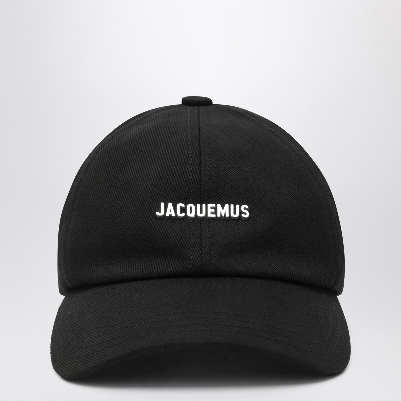JACQUEMUS Black baseball cap with logo | TheDoubleF