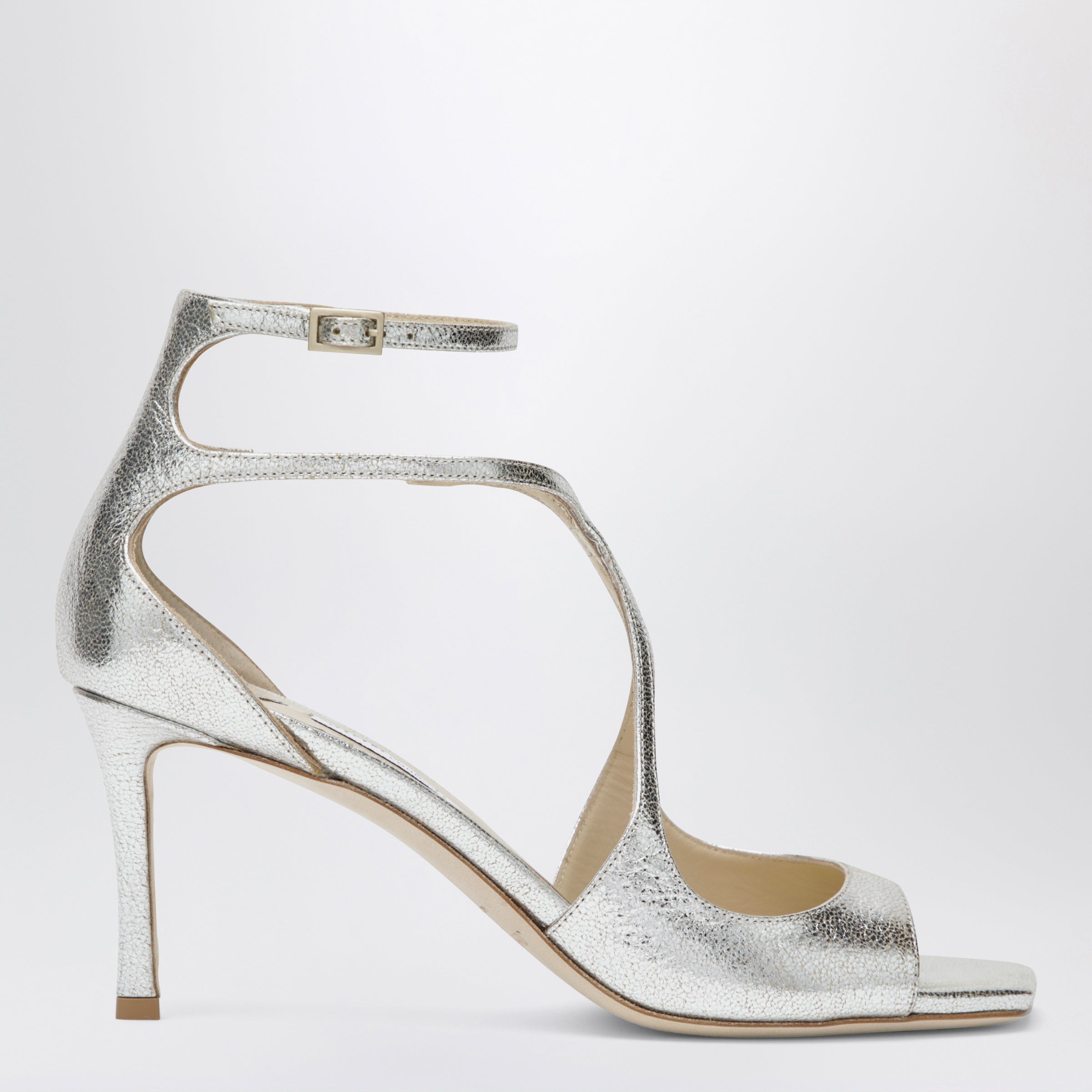 Jimmy Choo Champagne Azia 75 sandal | TheDoubleF