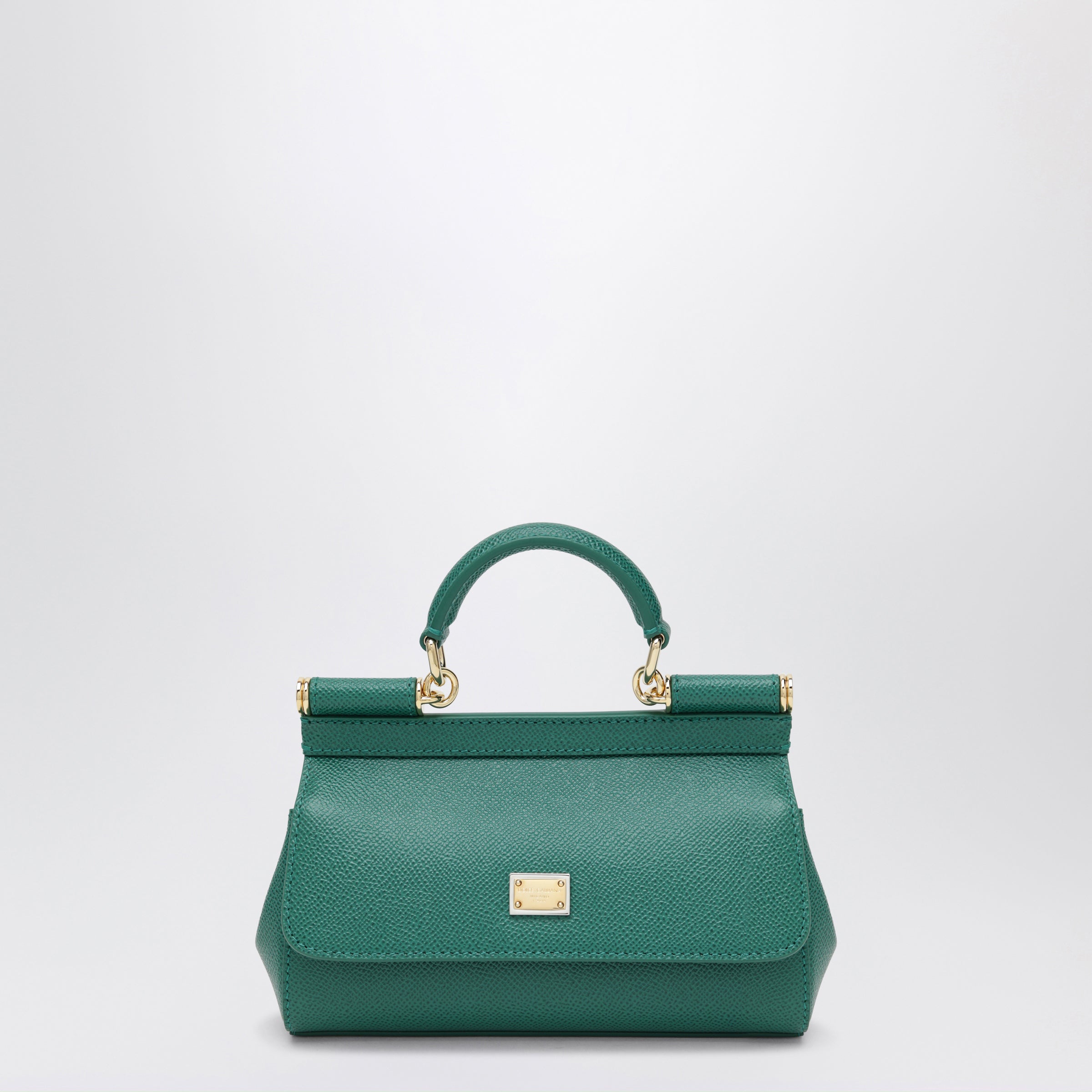 Dolce&Gabbana Small Sicily top-handle bag in emerald green