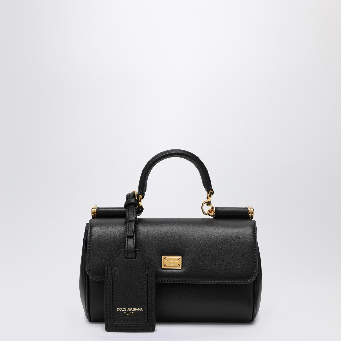 Dolce&Gabbana Mini My Sicily handbag in black leather | TheDoubleF