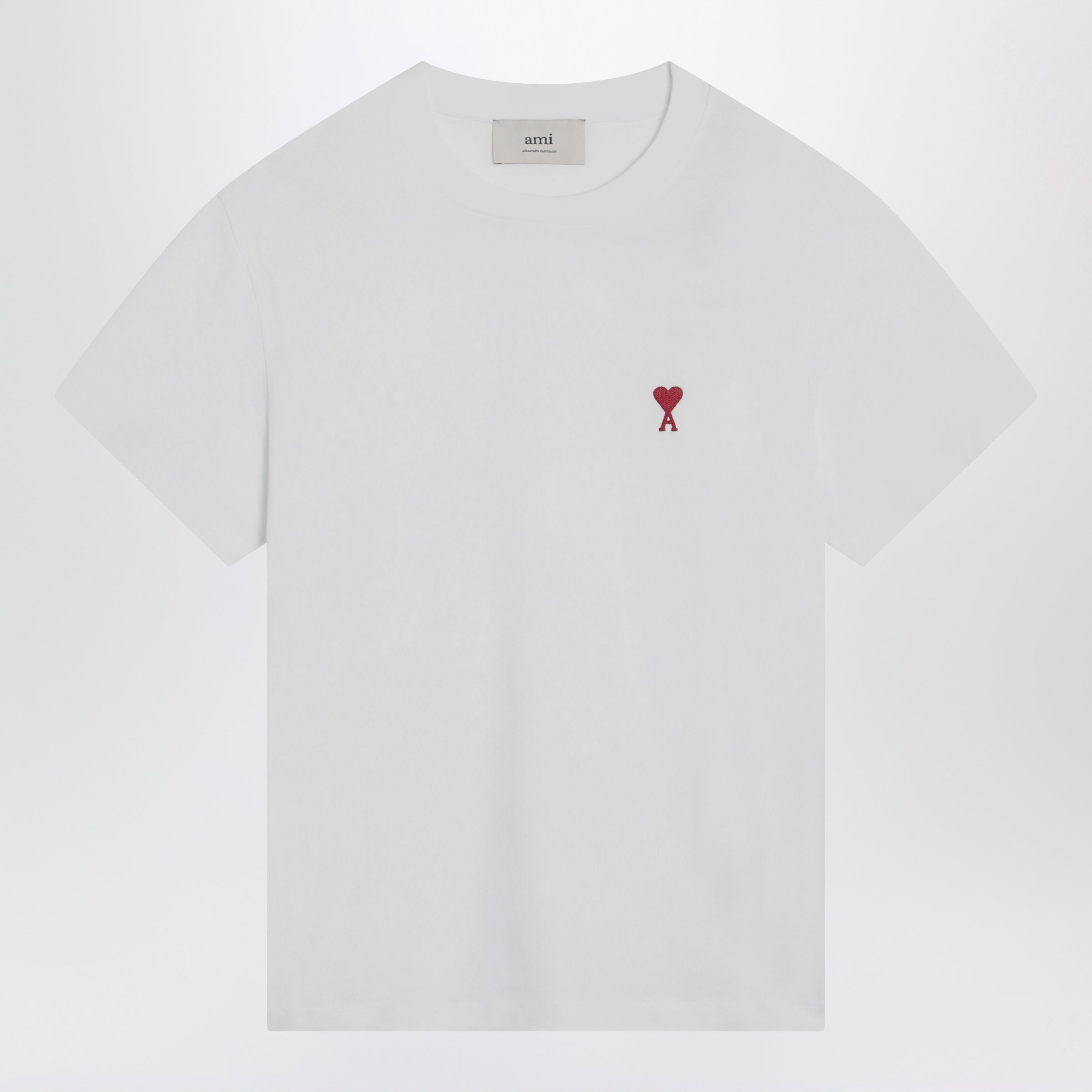 Ami Paris White Ami De Coeur T-shirt | TheDoubleF