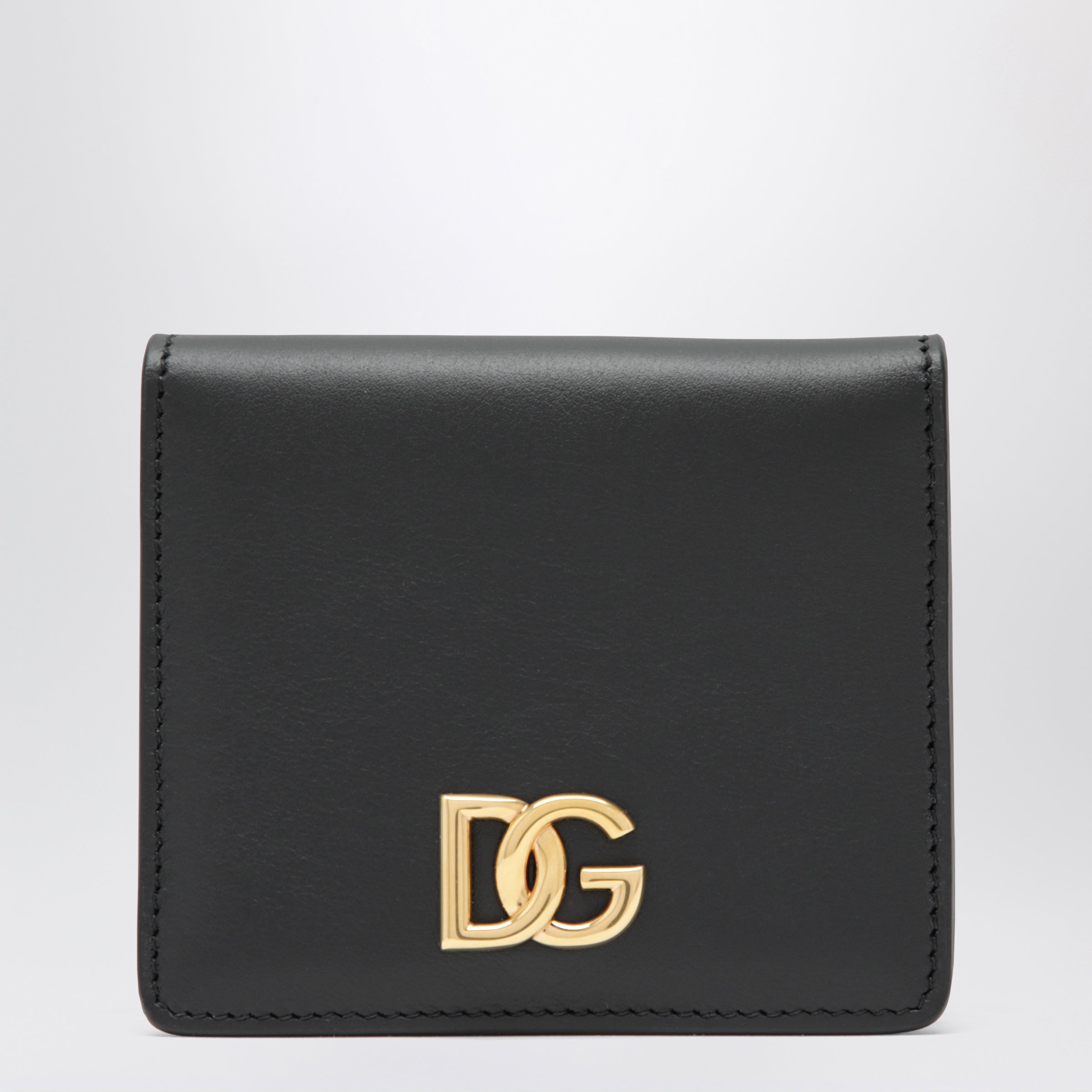 Dolce&Gabbana Black leather wallet with DG logo | TheDoubleF