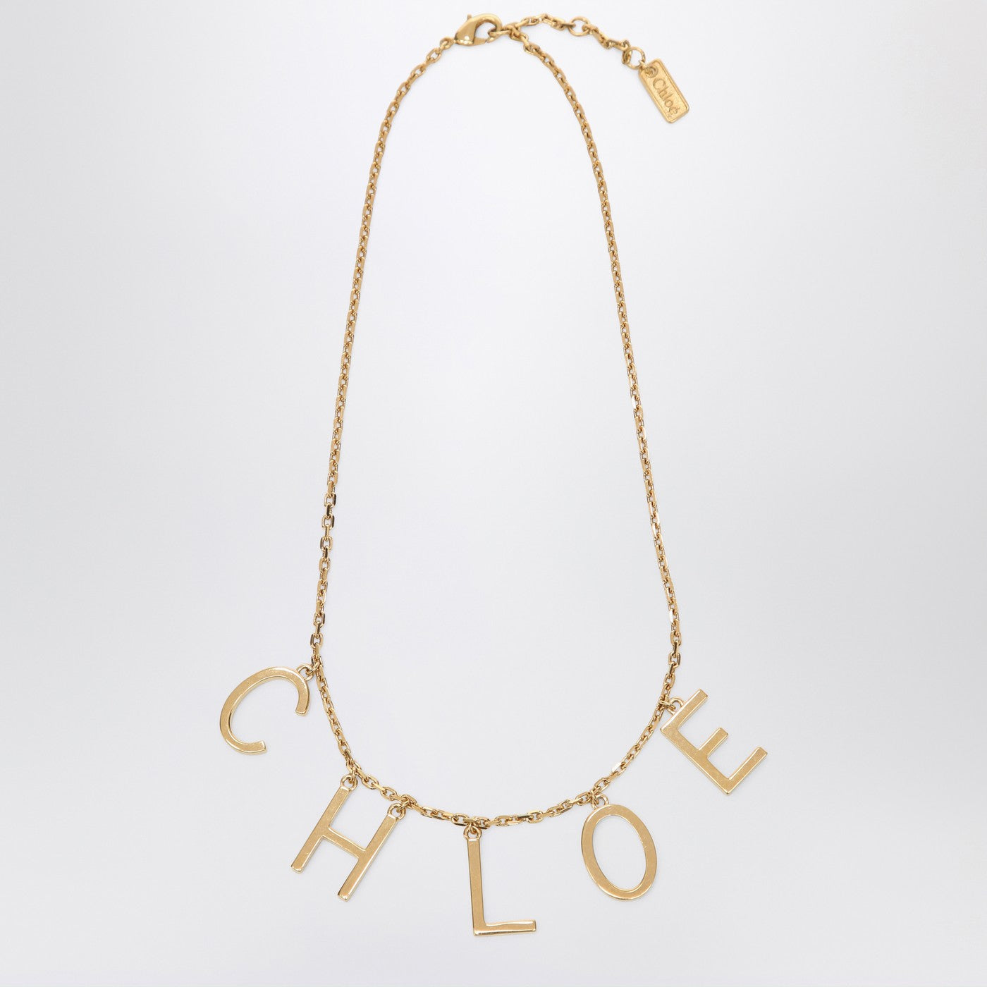 Chloe Letter Charm Necklace Women Gold Belts The Chloé Amulet jewelry belt Yellow - Chloé main image 2