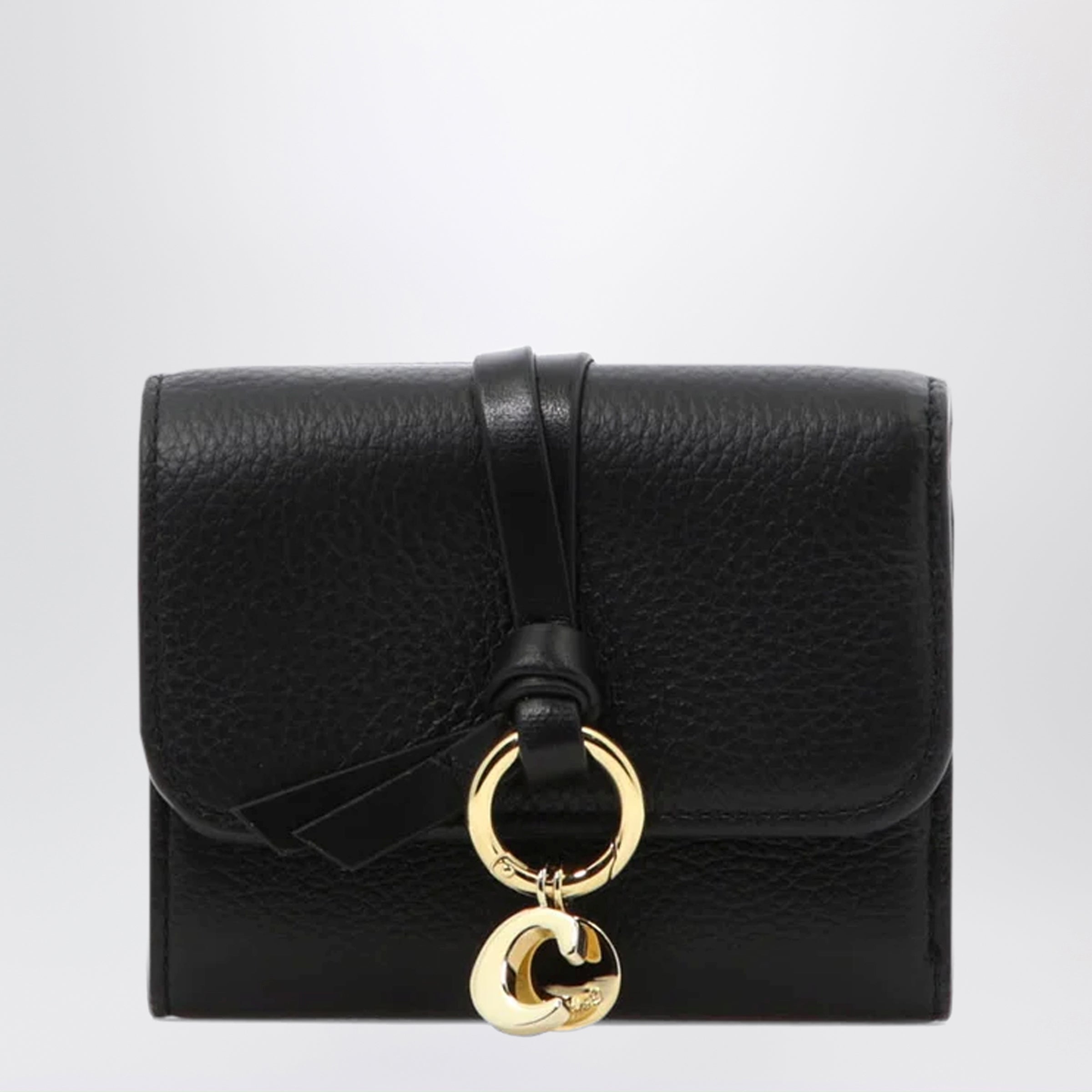Chloé Small Alphabet trifold wallet black | TheDoubleF