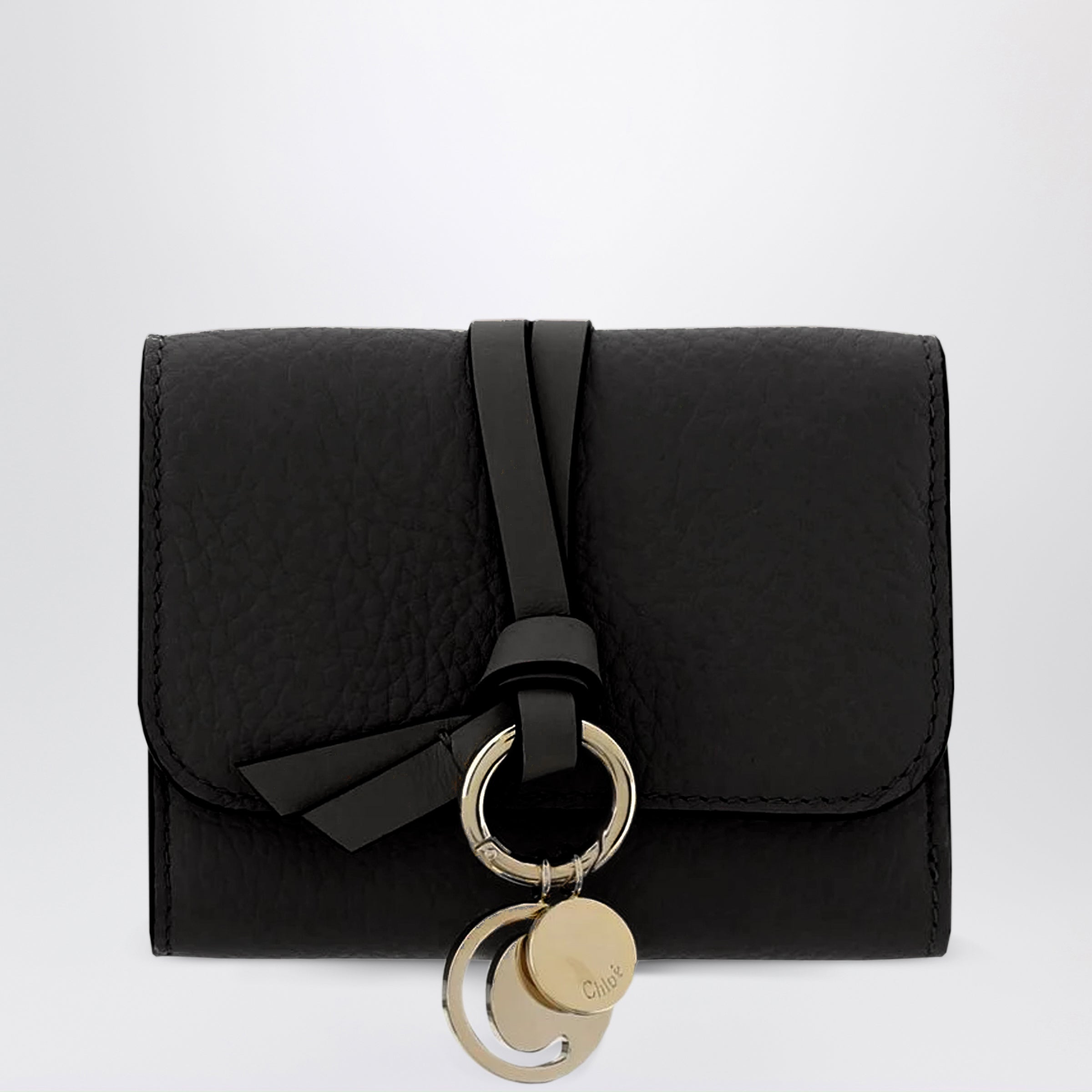 Chloé Mini Alphabet trifold wallet black | TheDoubleF