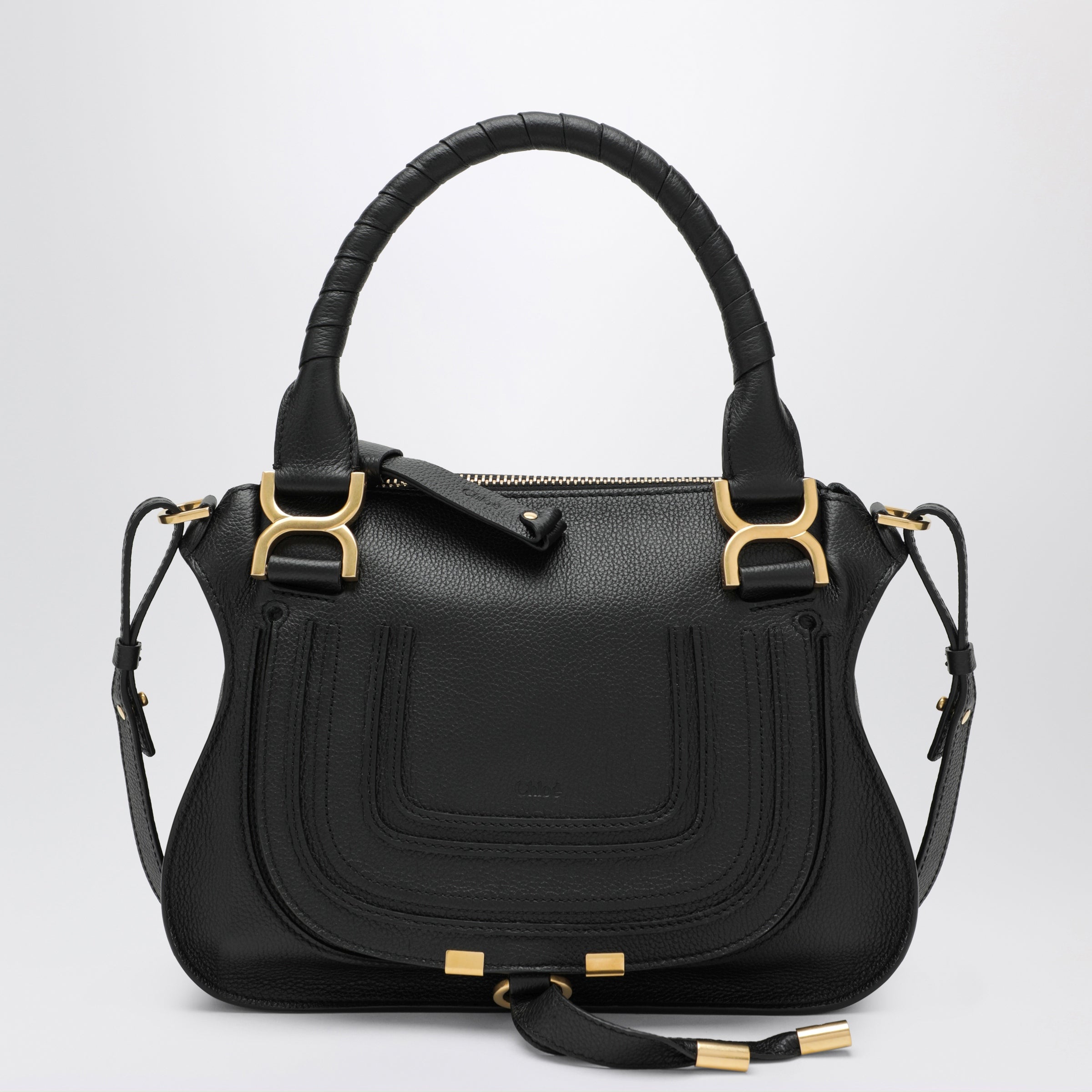 Chloé Marcie small bag in black | TheDoubleF