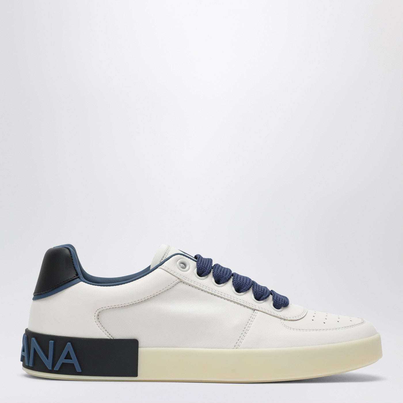 Dolce&Gabbana Portofino Sneakers white/denim blue | TheDoubleF