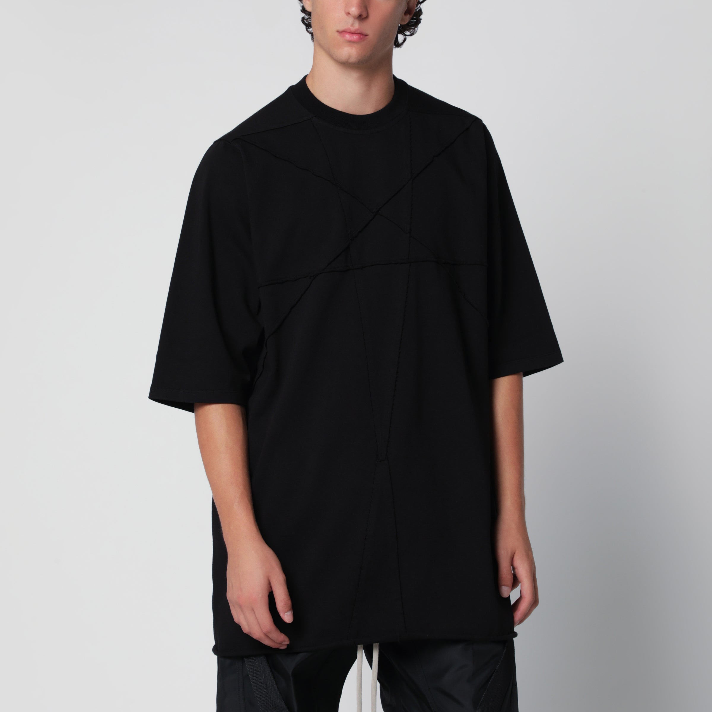 DRKSHDW Black jumbo oversized T-shirt in cotton | TheDoubleF