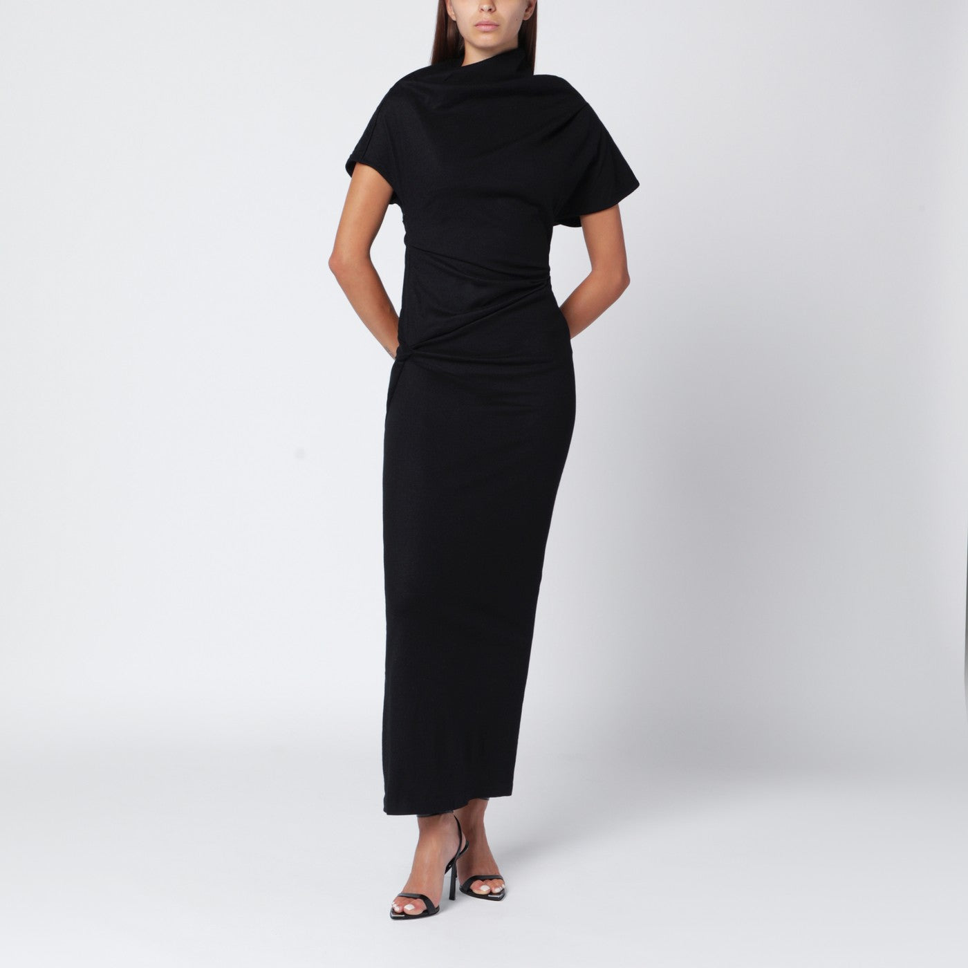 women's wool midi dress Wool Autumn Midi Dress