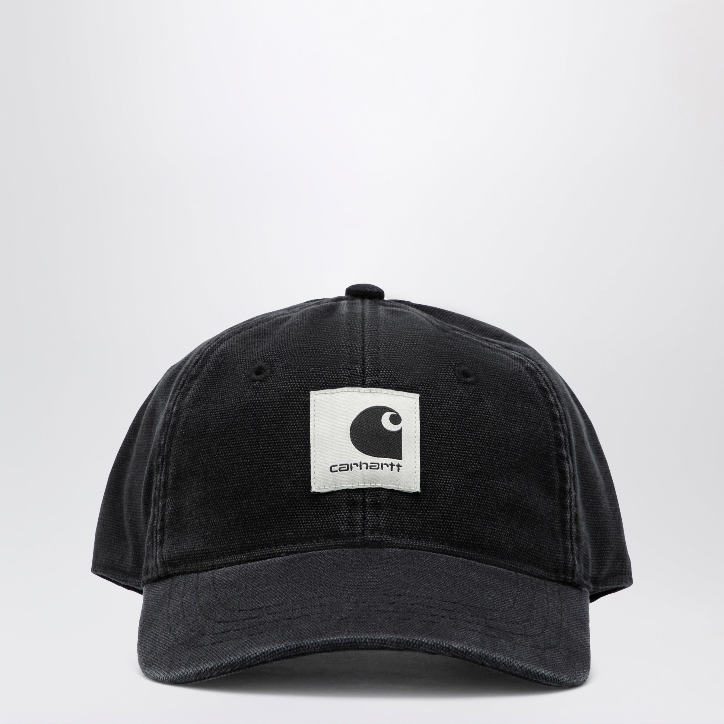 帽子 COTTON CANVAS CAP (BLACK) Carhartt WIP Canvas Cap cotton canvas hat in black | TheDoubleF