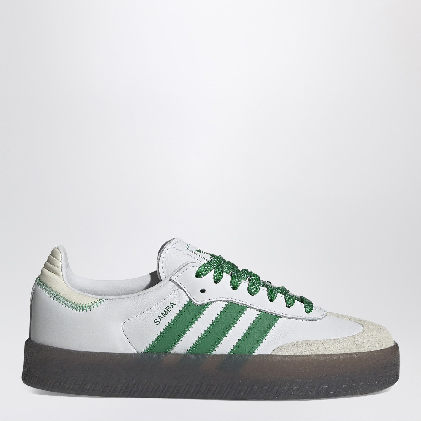 ADIDAS ORIGINALS Sambae weiß/grün Sneaker
