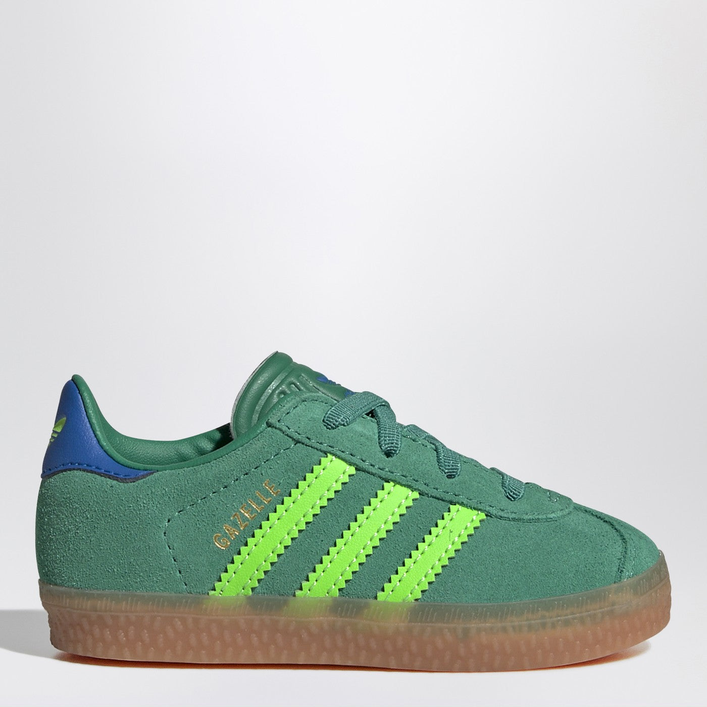 Green Gazelle Sneakers with elastic laces