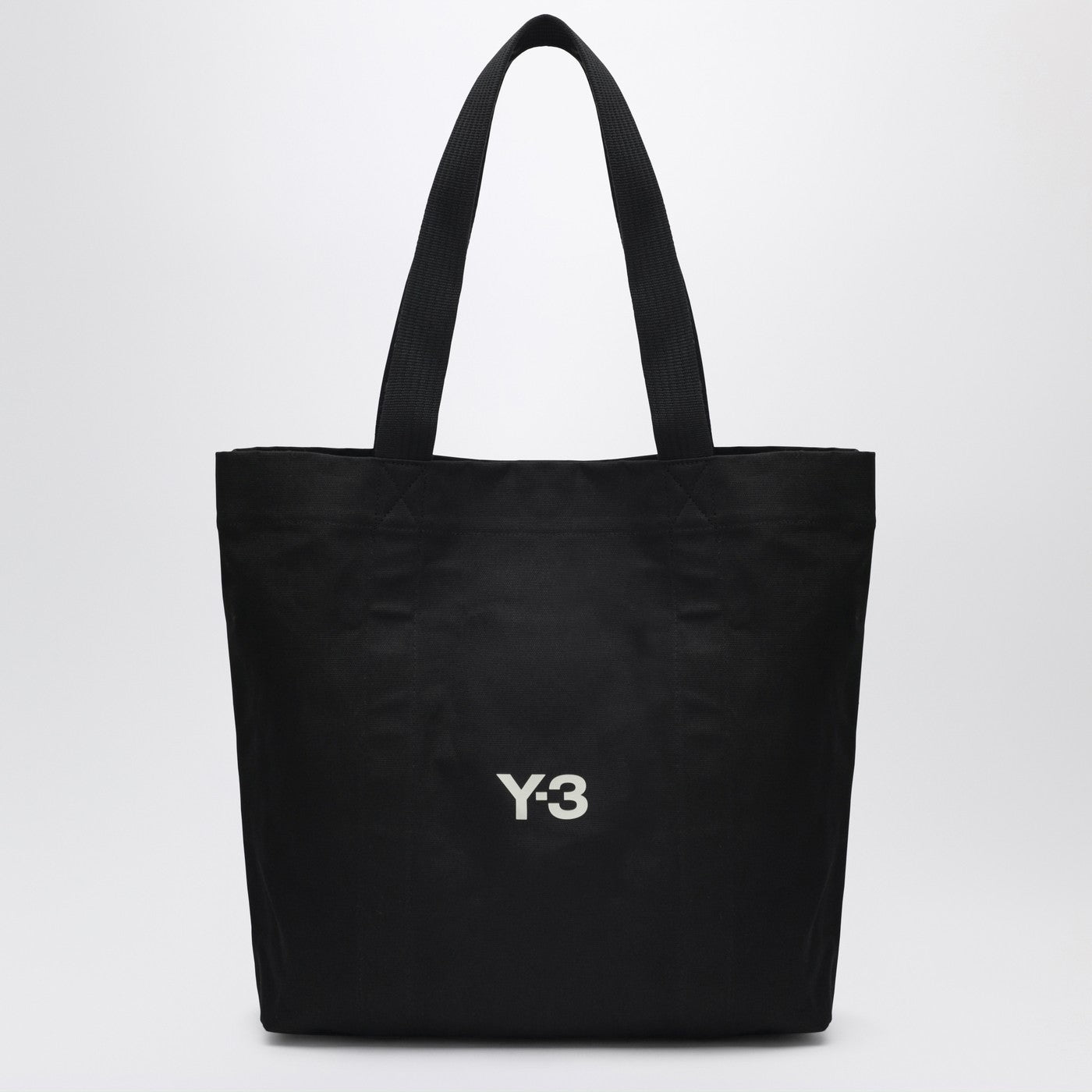adidas Y-3 Black canvas bag with logo print | TheDoubleF