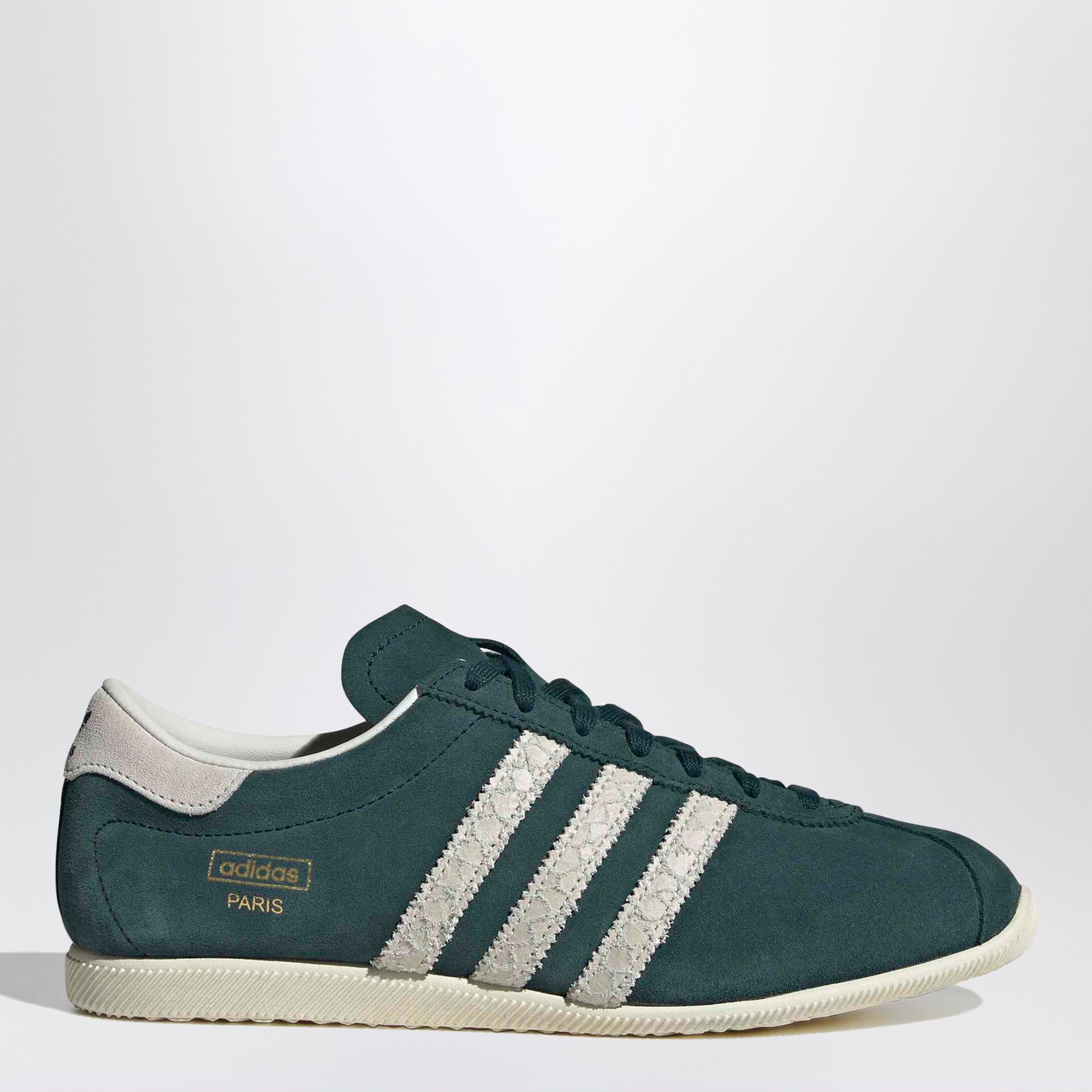 adidas gazelle silver green womens ADIDAS ORIGINALS Sneaker Paris Aurora Ivy/Off White/Cream White