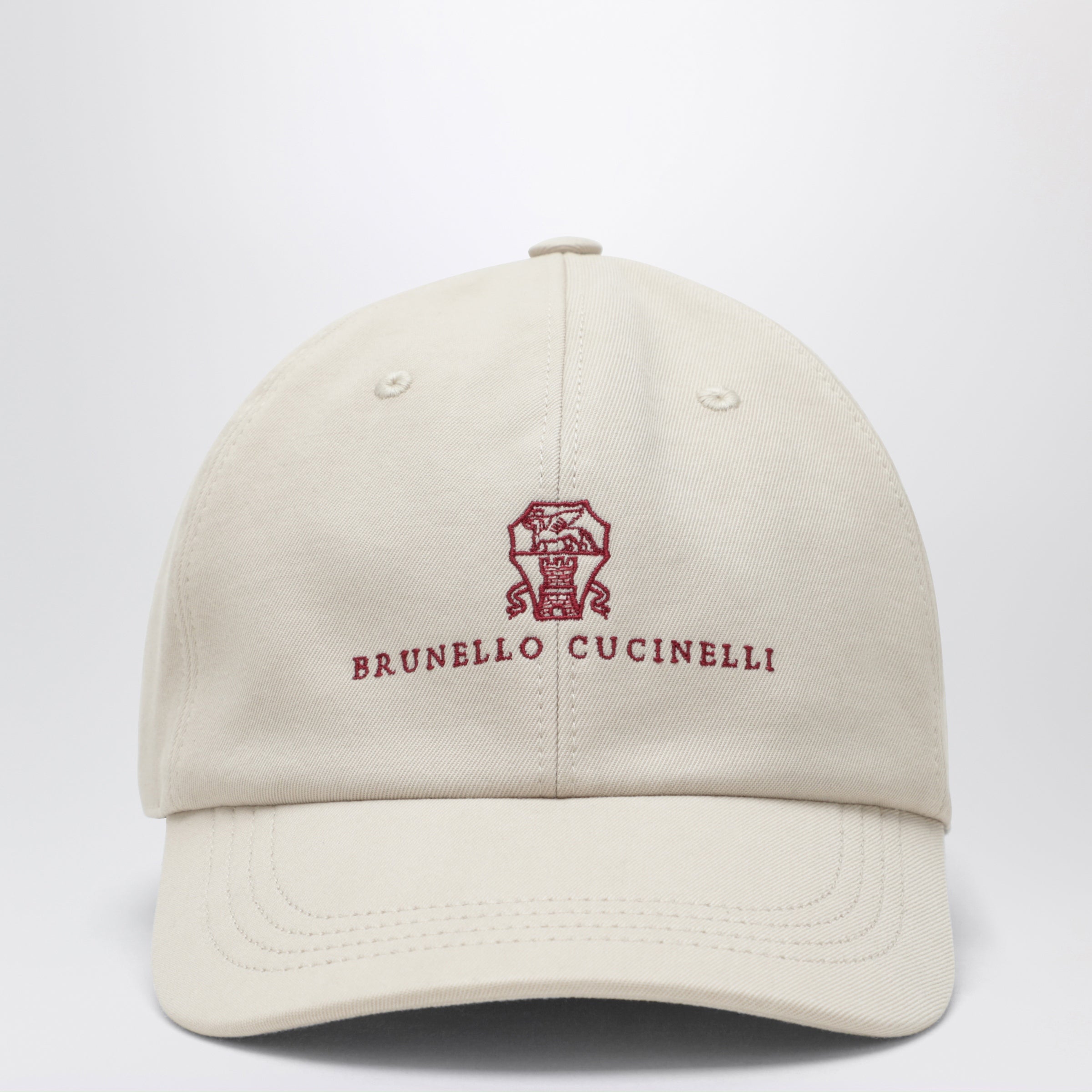 Brand New BRUNELLO CUCINELLI Sparkling Cashmere Baseball Cap Beige * Sz L Brunello Cucinelli Men main image 4