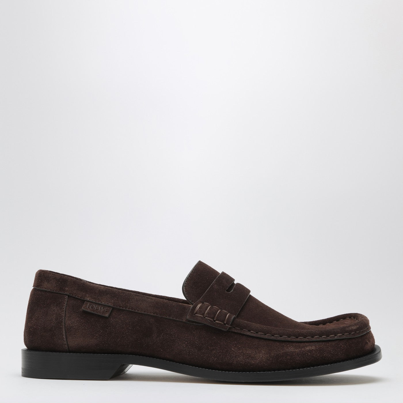 Loewe Classic Brown Suede And Calf Leather Loafers - NWT LOEWE Campo loafers in brown suede calfskin | TheDoubleF main image 4