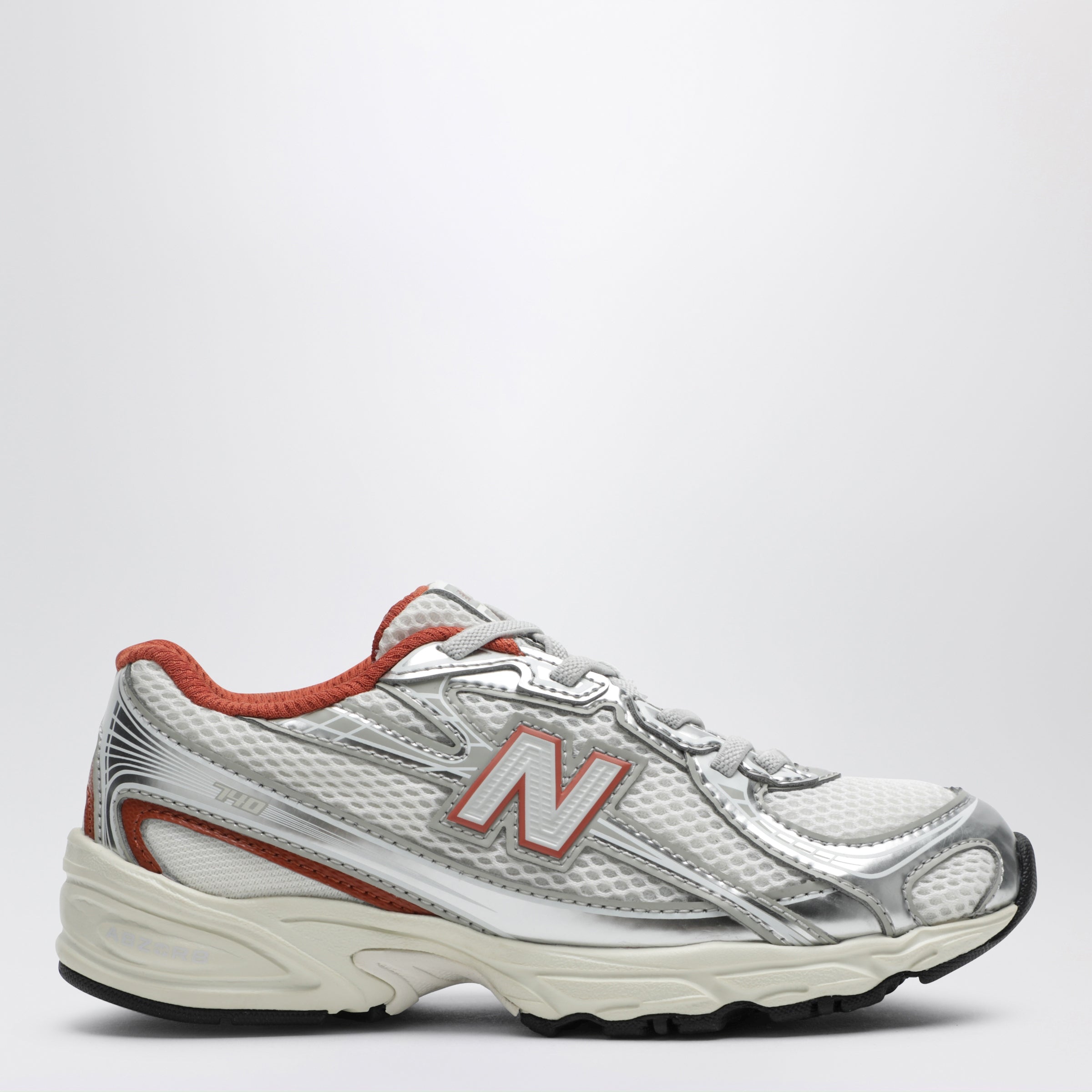 cinnamon New Balance 740 Bungee Lace Silver Metallic / Cinnamon Sneakers