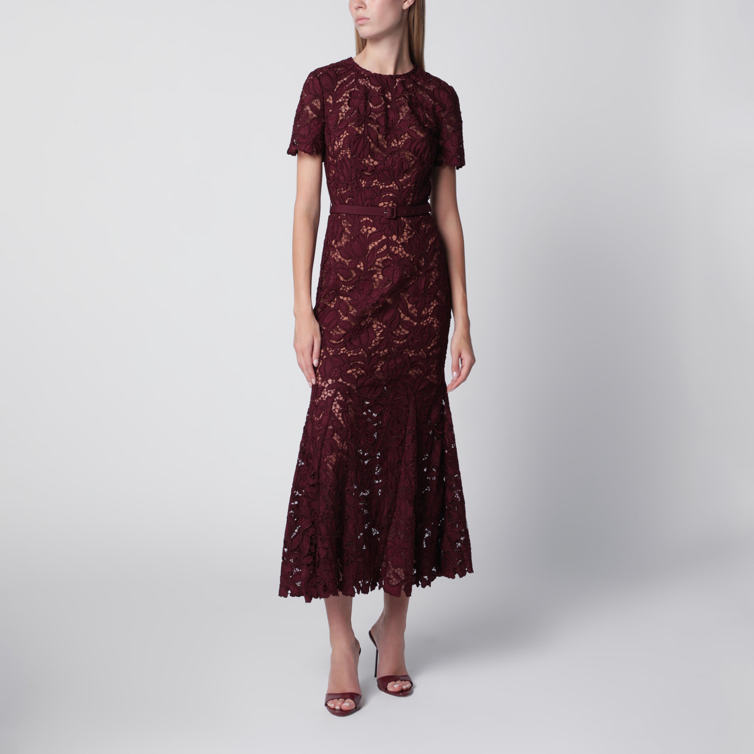 Self-Portrait Lace Midi Dress