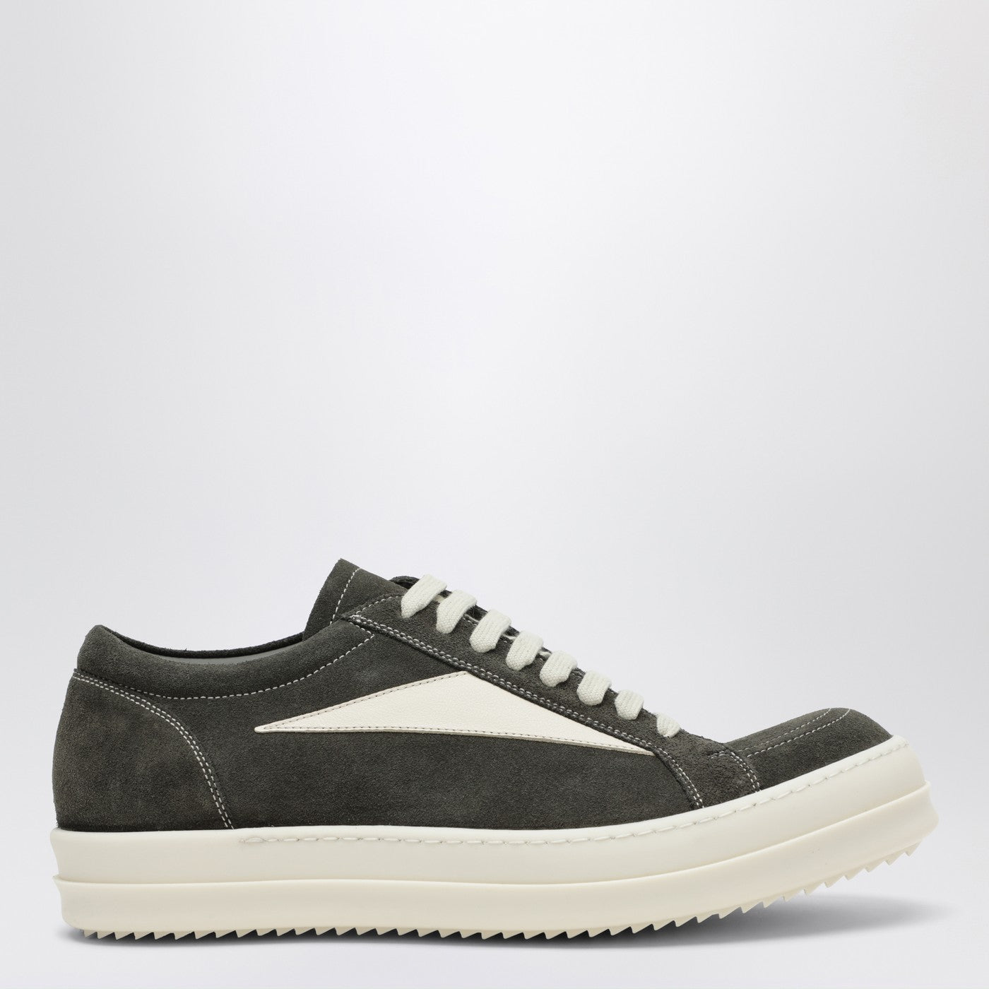 RICK OWENS Vintage Sneakers in Eucalyptus/Milk | TheDoubleF