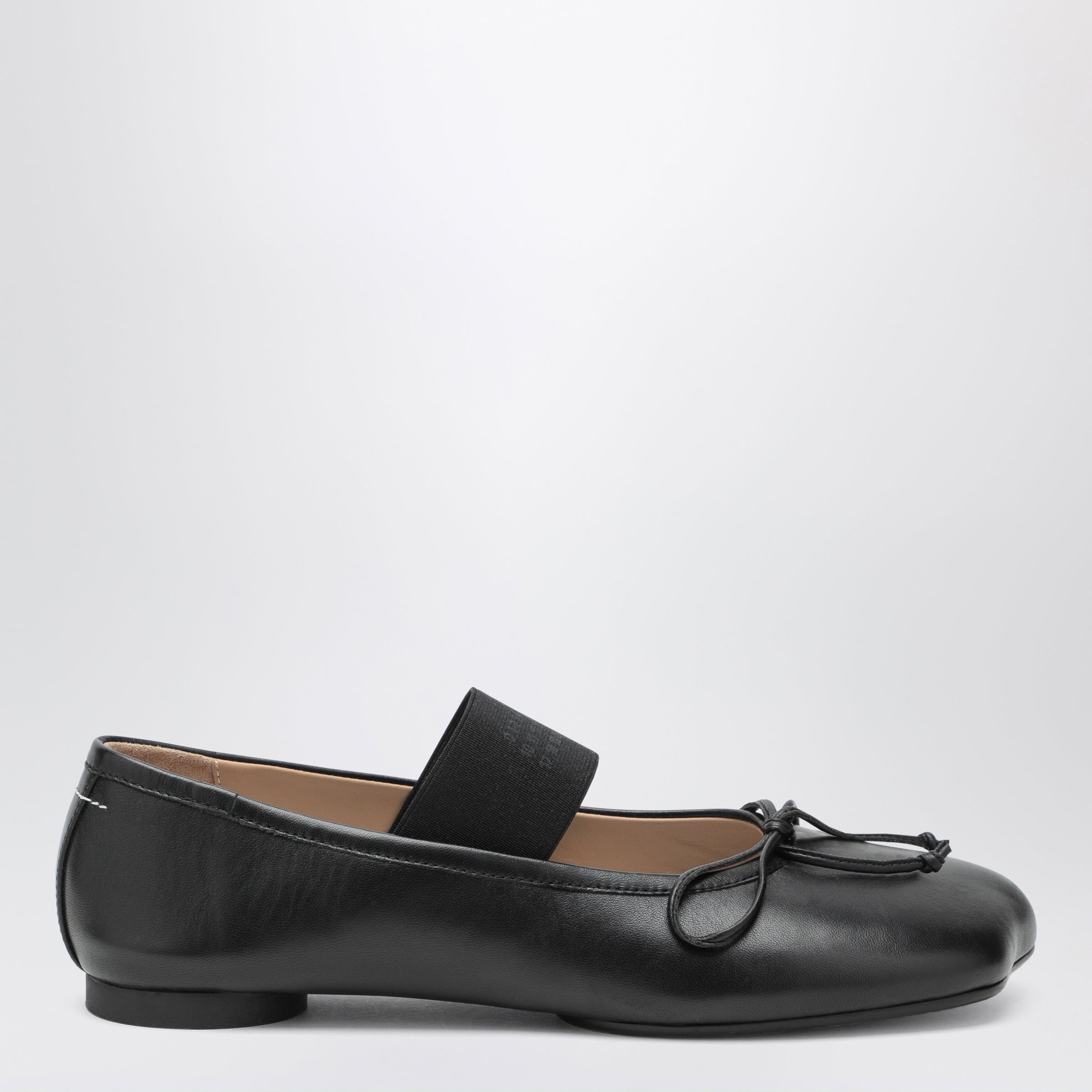MM6 Maison Margiela Anatomic Numeric black ballet flats | TheDoubleF